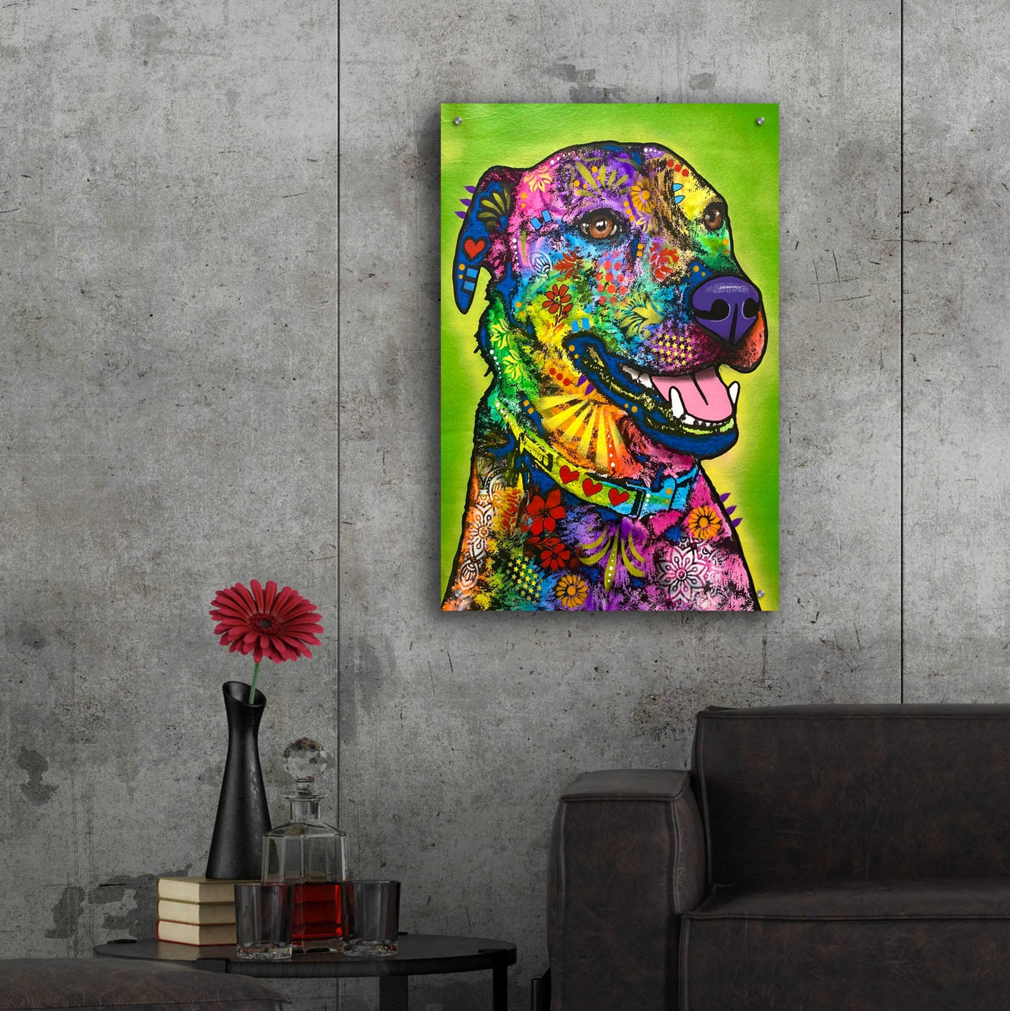 Epic Art 'Am Fren Doing Heckin Alright' by Dean Russo, Acrylic Glass Wall Art,24x36