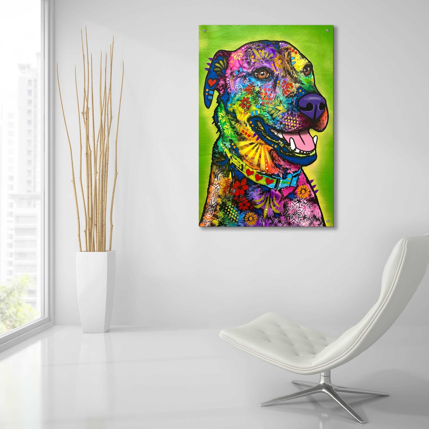 Epic Art 'Am Fren Doing Heckin Alright' by Dean Russo, Acrylic Glass Wall Art,24x36