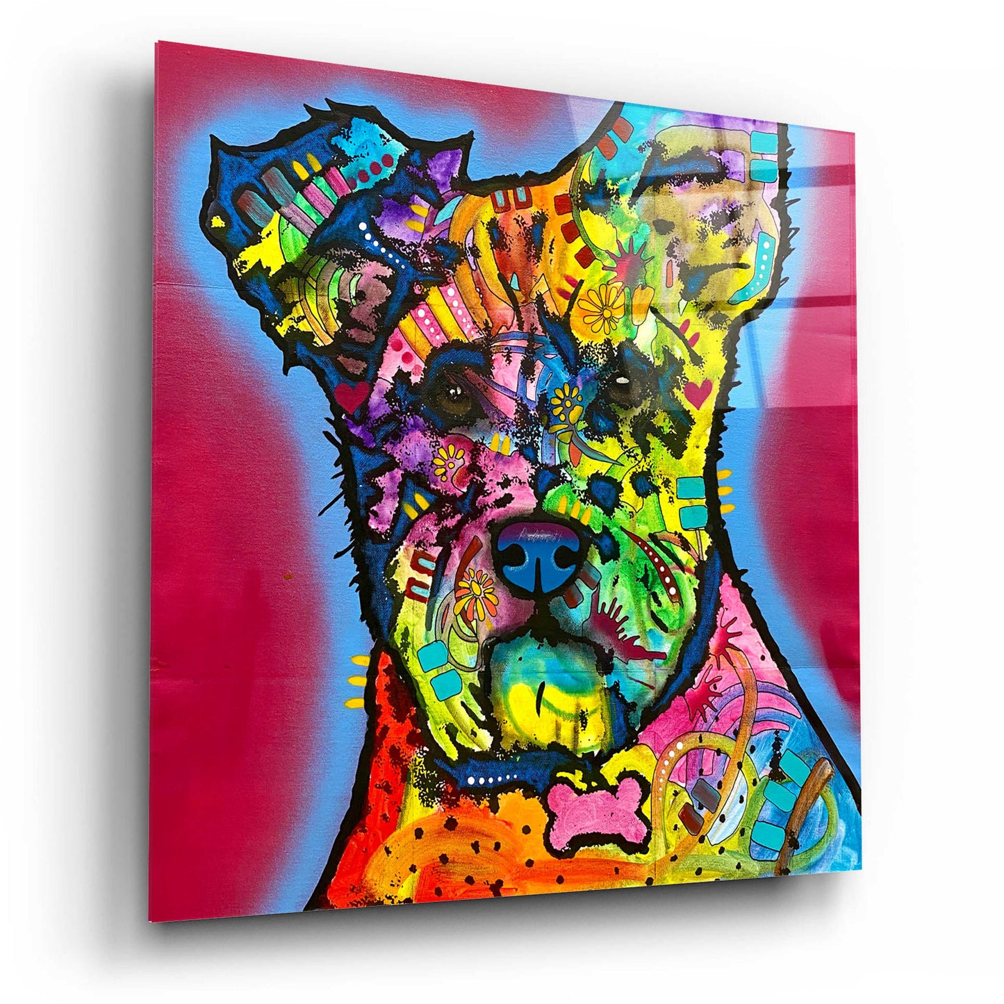 Epic Art 'I Heard What You Said' by Dean Russo, Acrylic Glass Wall Art,12x12