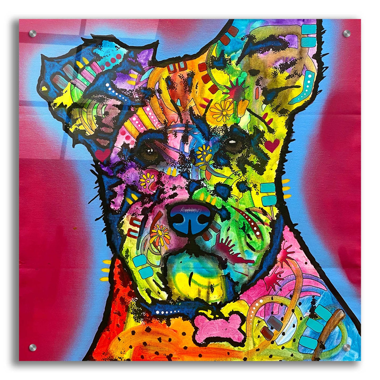 Epic Art 'I Heard What You Said' by Dean Russo, Acrylic Glass Wall Art,24x24