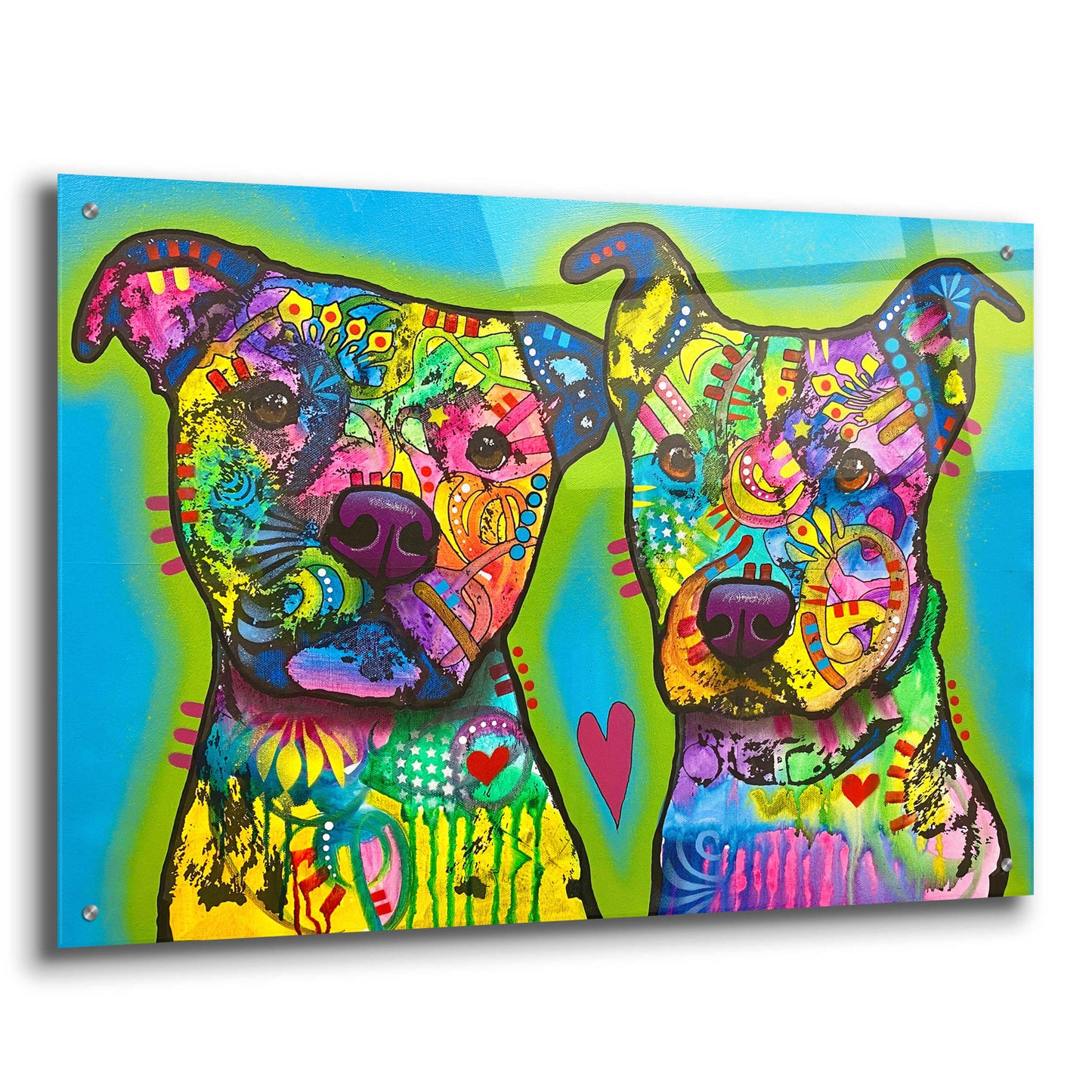 Epic Art 'Pupper Team Six' by Dean Russo, Acrylic Glass Wall Art,36x24