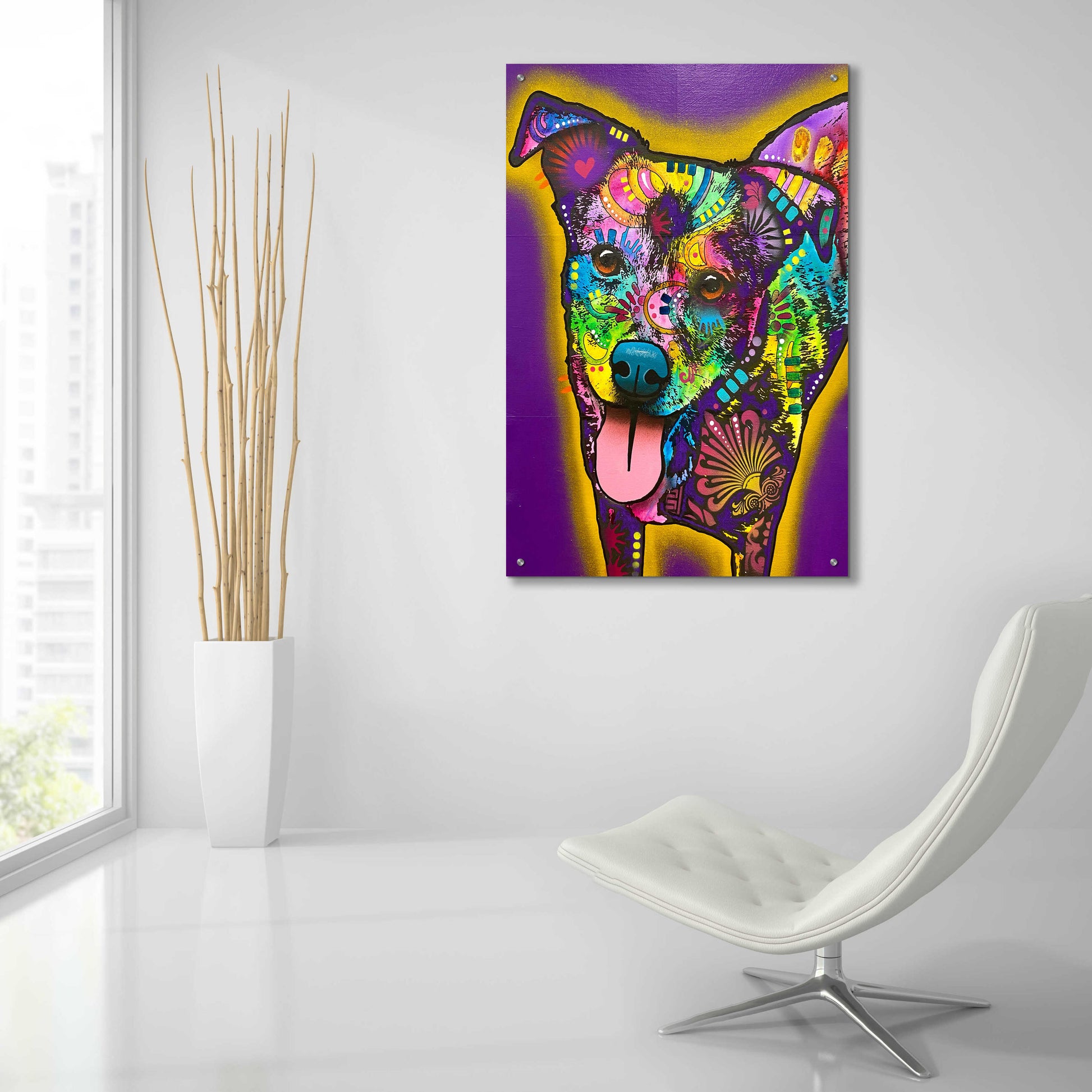 Epic Art 'Ready When You Are Boss' by Dean Russo, Acrylic Glass Wall Art,24x36