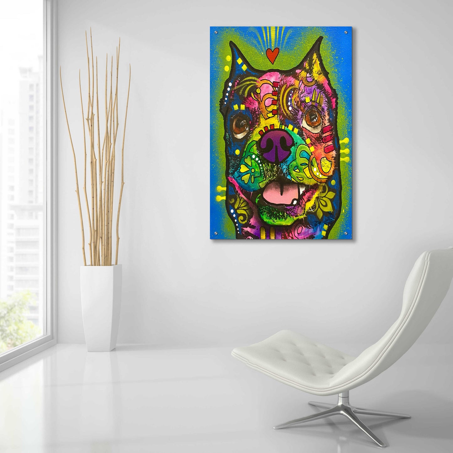 Epic Art 'Loving This Wonderful World' by Dean Russo, Acrylic Glass Wall Art,24x36