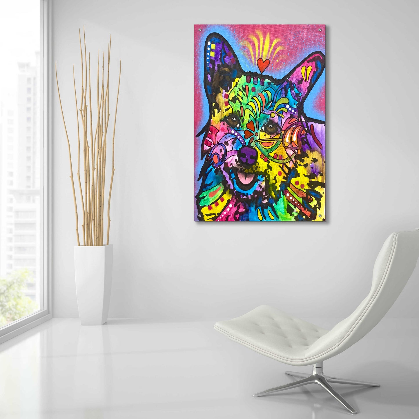 Epic Art 'Always Down For Snuggle Town' by Dean Russo, Acrylic Glass Wall Art,24x36