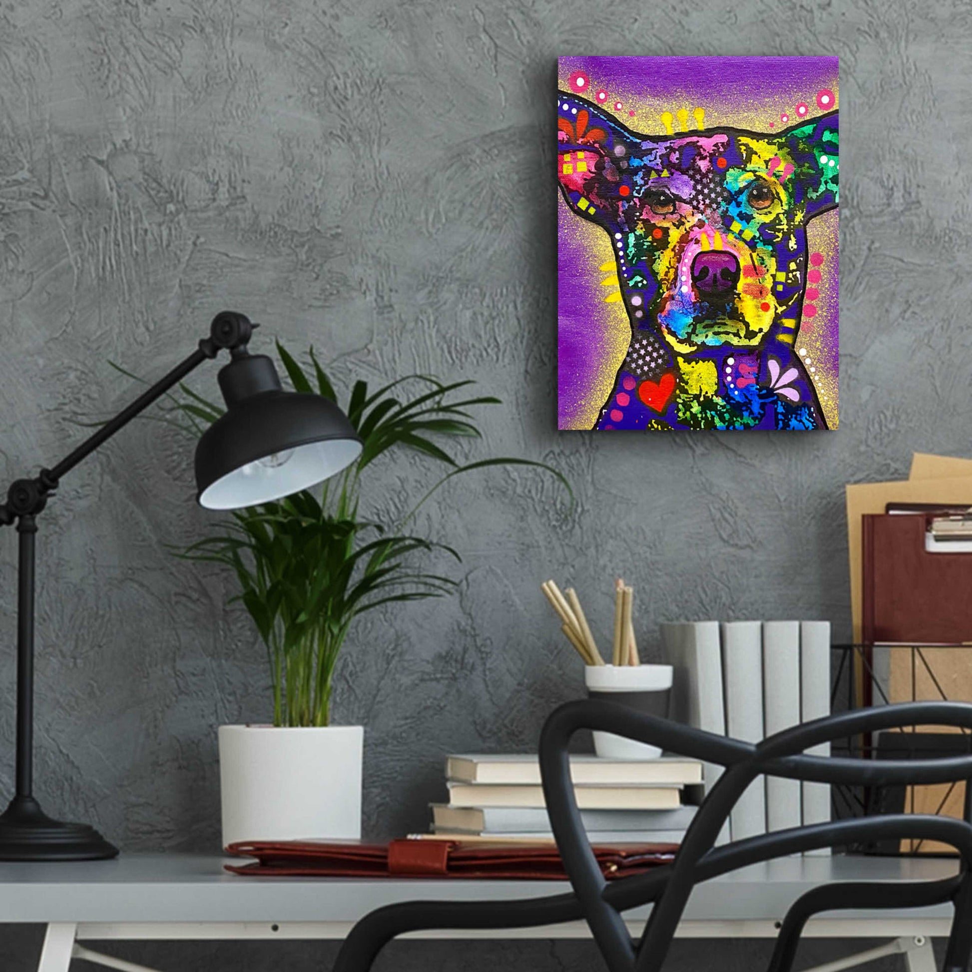 Epic Art 'Undivided Attention' by Dean Russo, Acrylic Glass Wall Art,12x16