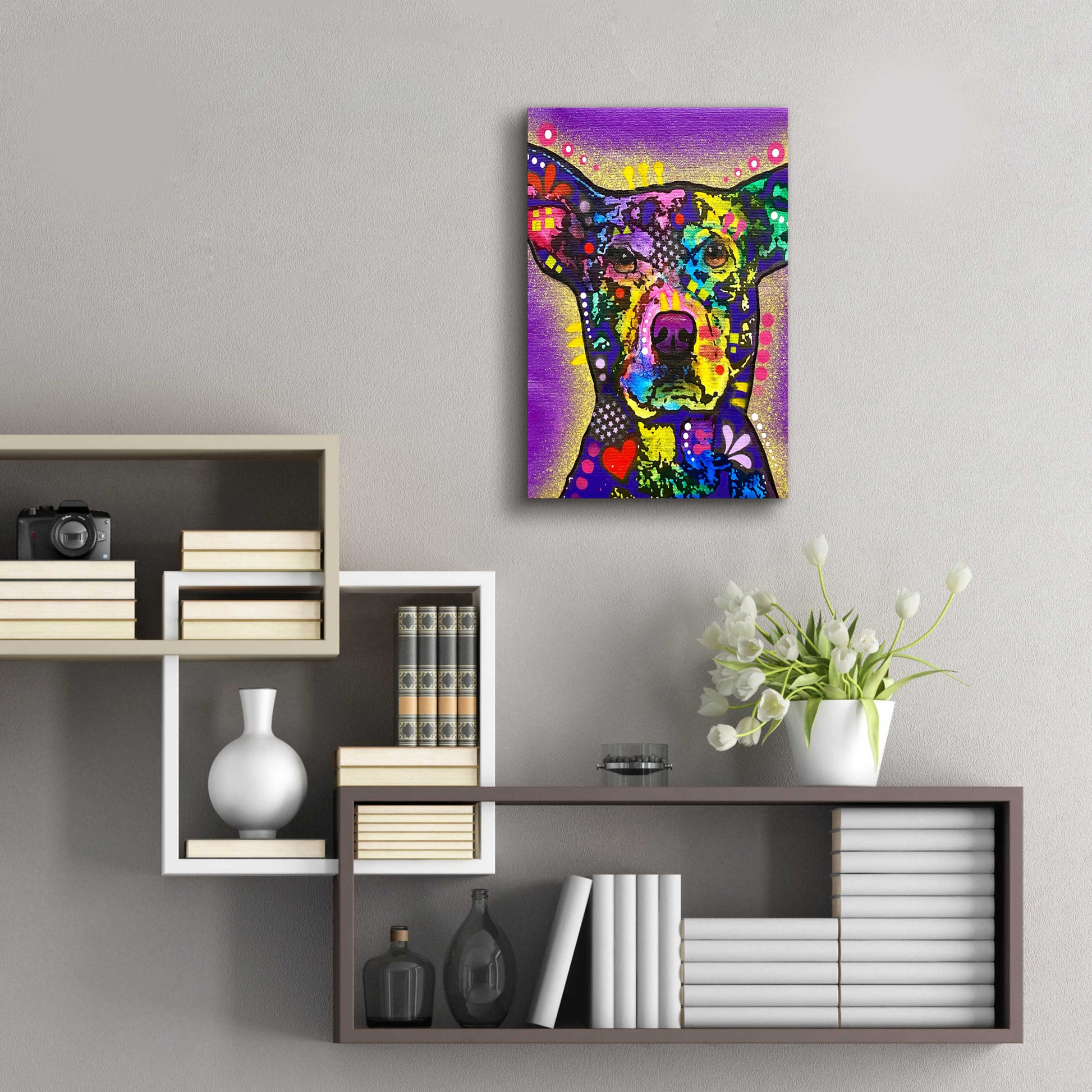 Epic Art 'Undivided Attention' by Dean Russo, Acrylic Glass Wall Art,16x24