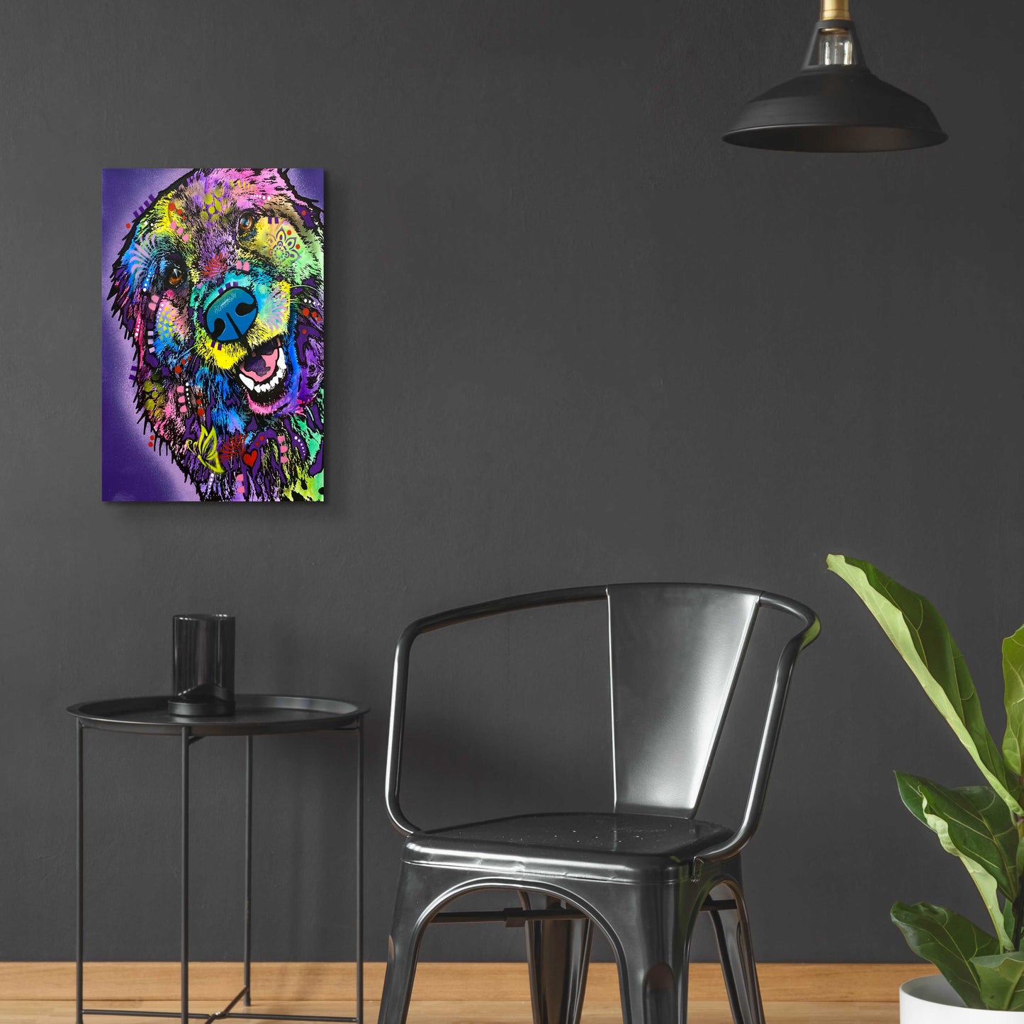 Epic Art 'Floofer Fren' by Dean Russo, Acrylic Glass Wall Art,16x24