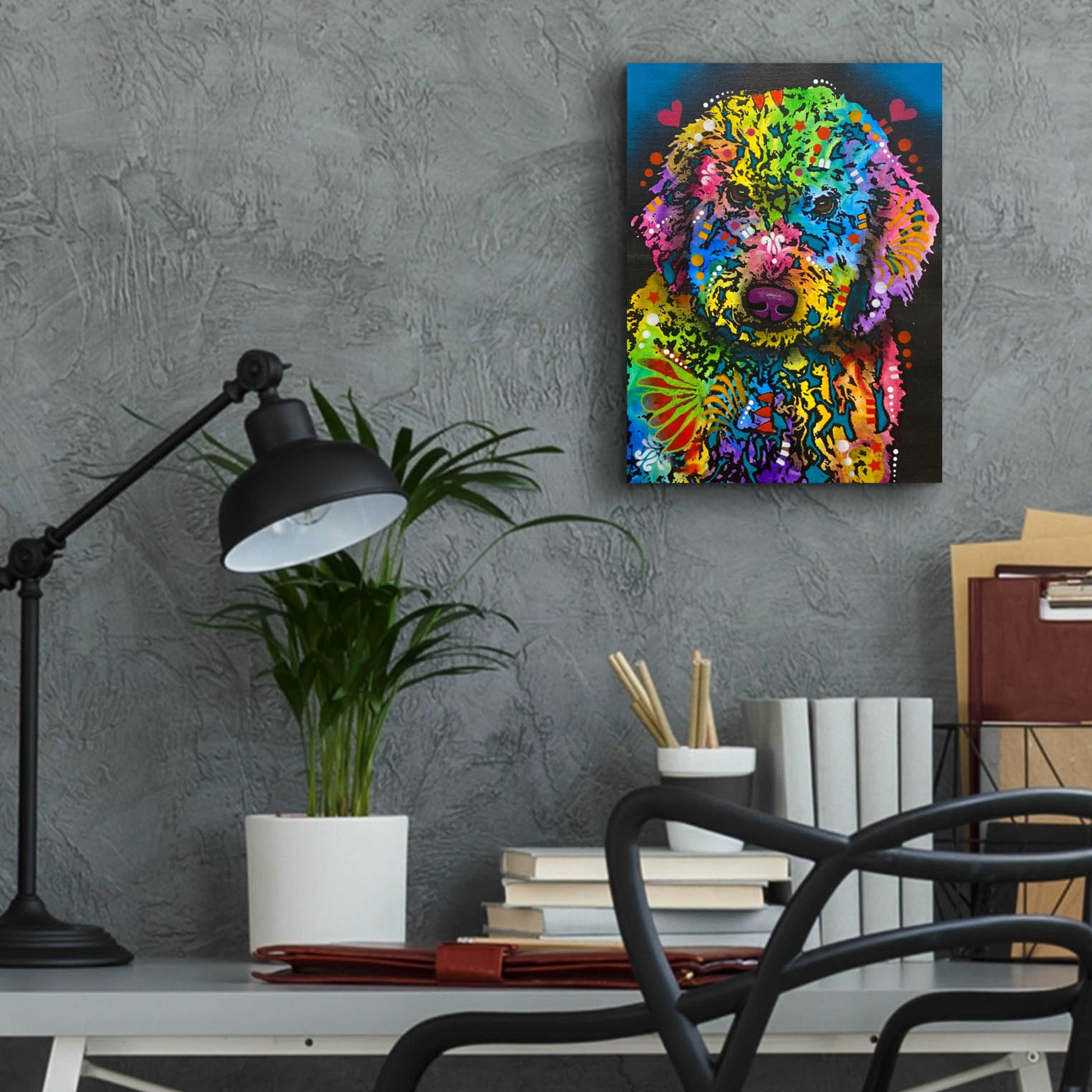 Epic Art 'I Am Here To Listen' by Dean Russo, Acrylic Glass Wall Art,12x16