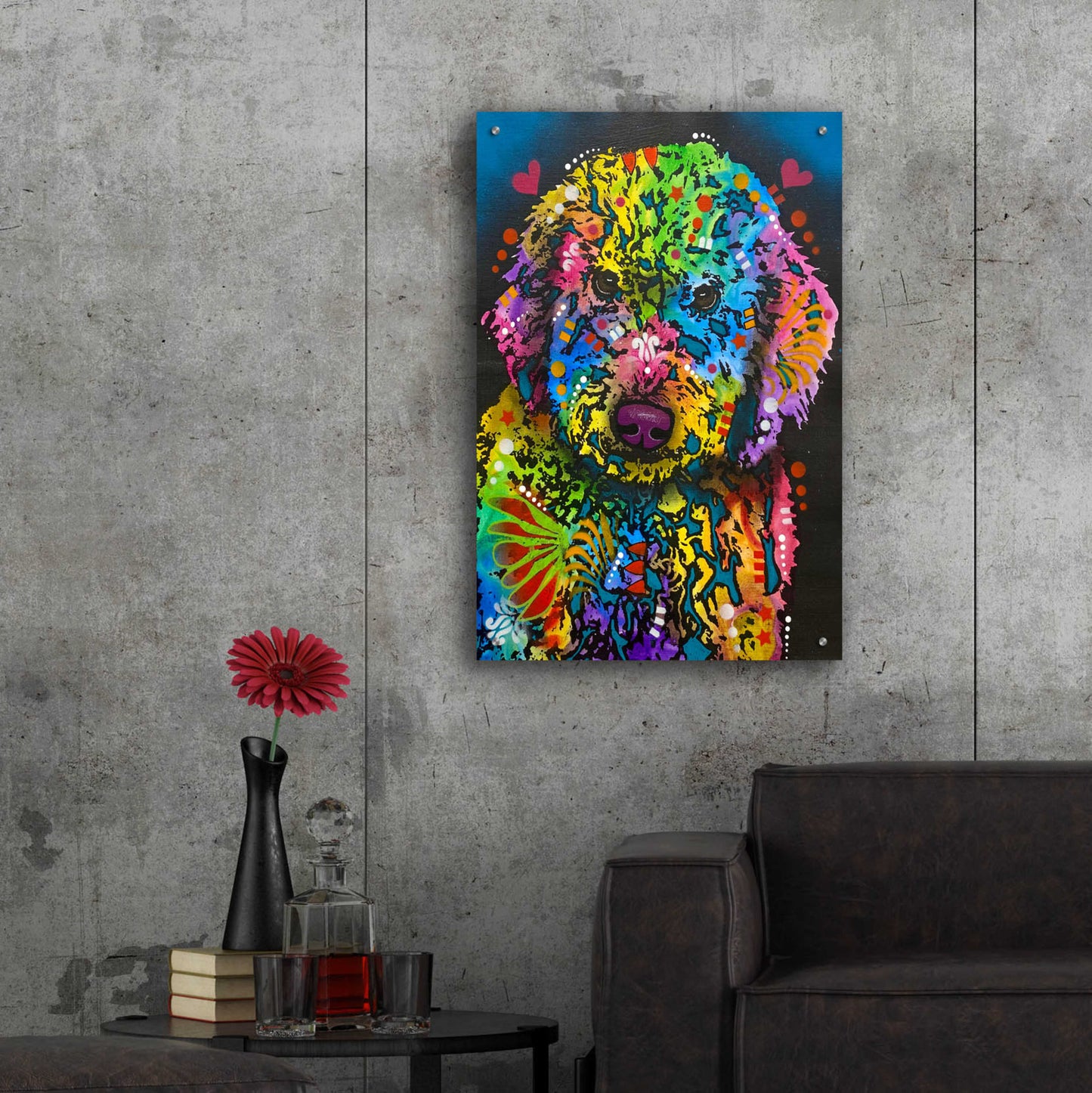 Epic Art 'I Am Here To Listen' by Dean Russo, Acrylic Glass Wall Art,24x36