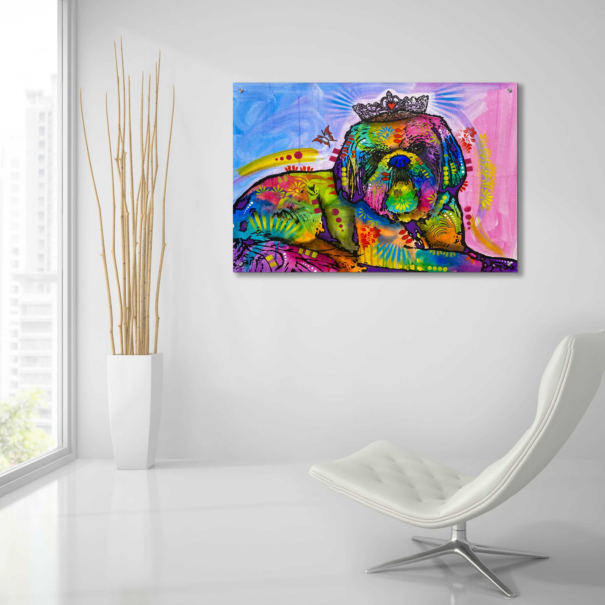 Epic Art 'Princess Buttercup' by Dean Russo, Acrylic Glass Wall Art,36x24