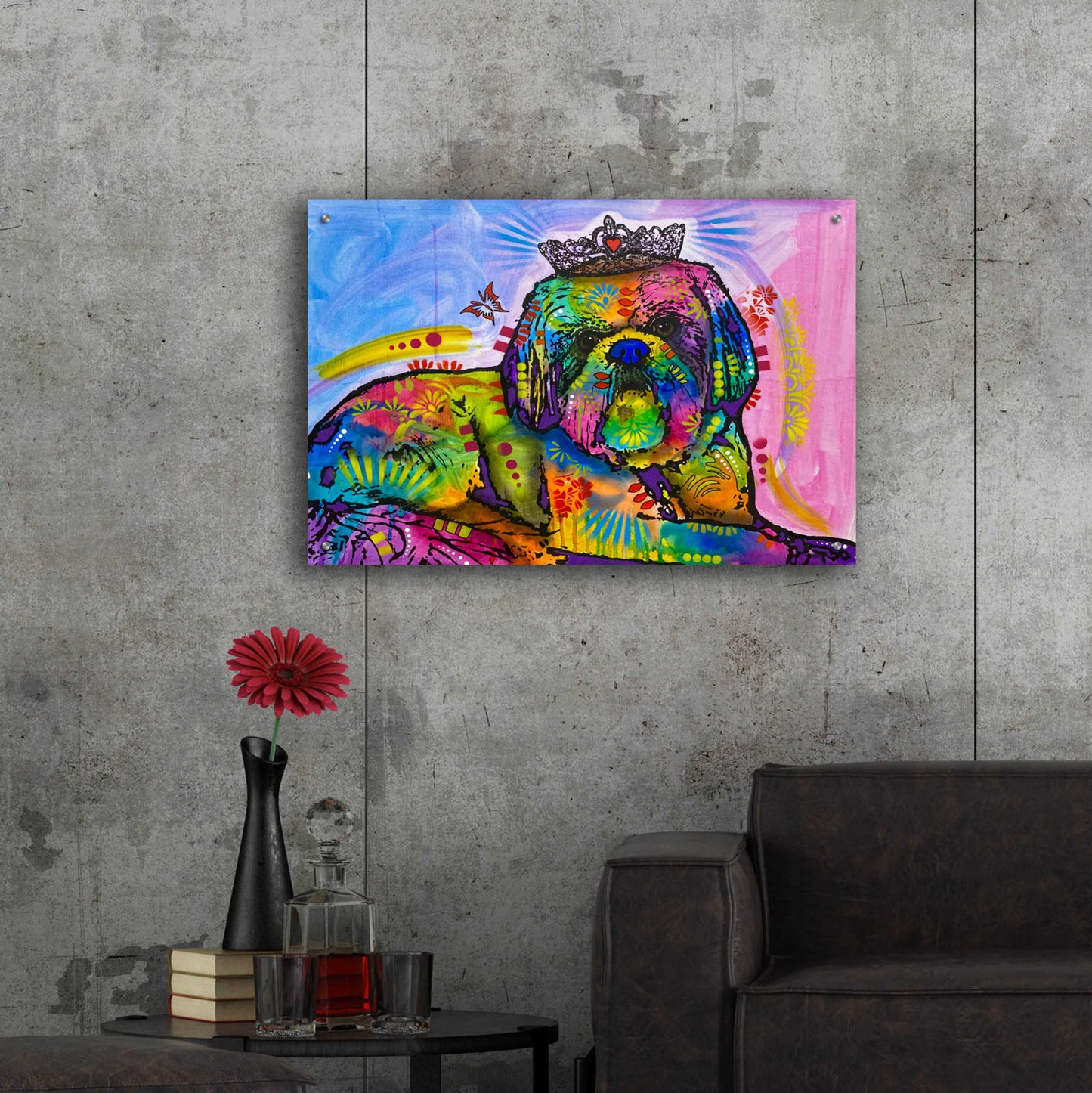 Epic Art 'Princess Buttercup' by Dean Russo, Acrylic Glass Wall Art,36x24