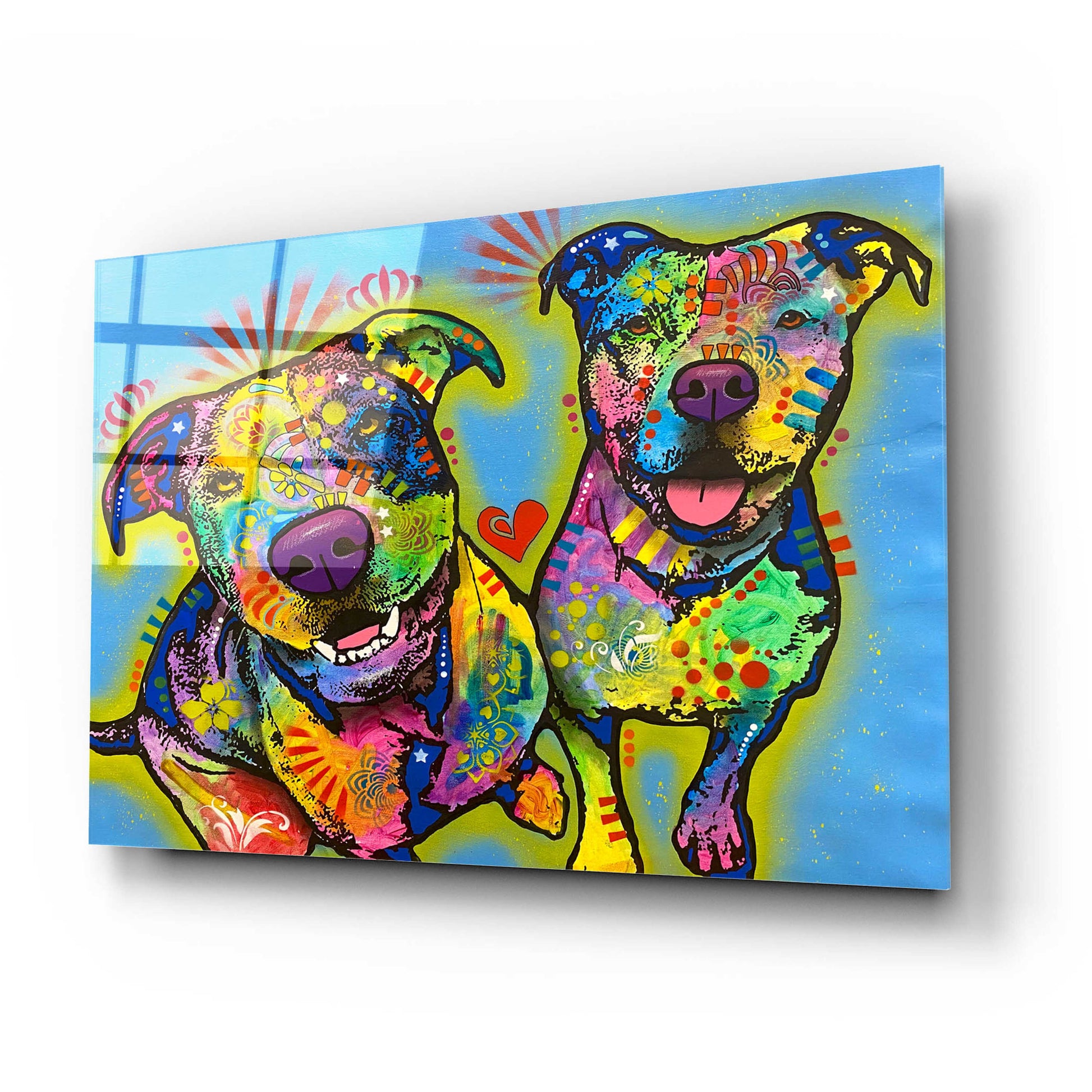 Epic Art 'Frens Fo Life' by Dean Russo, Acrylic Glass Wall Art,24x16