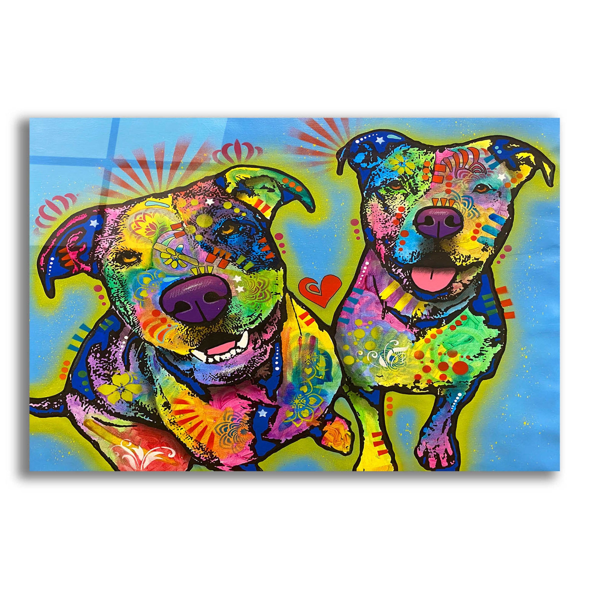 Epic Art 'Frens Fo Life' by Dean Russo, Acrylic Glass Wall Art,24x16