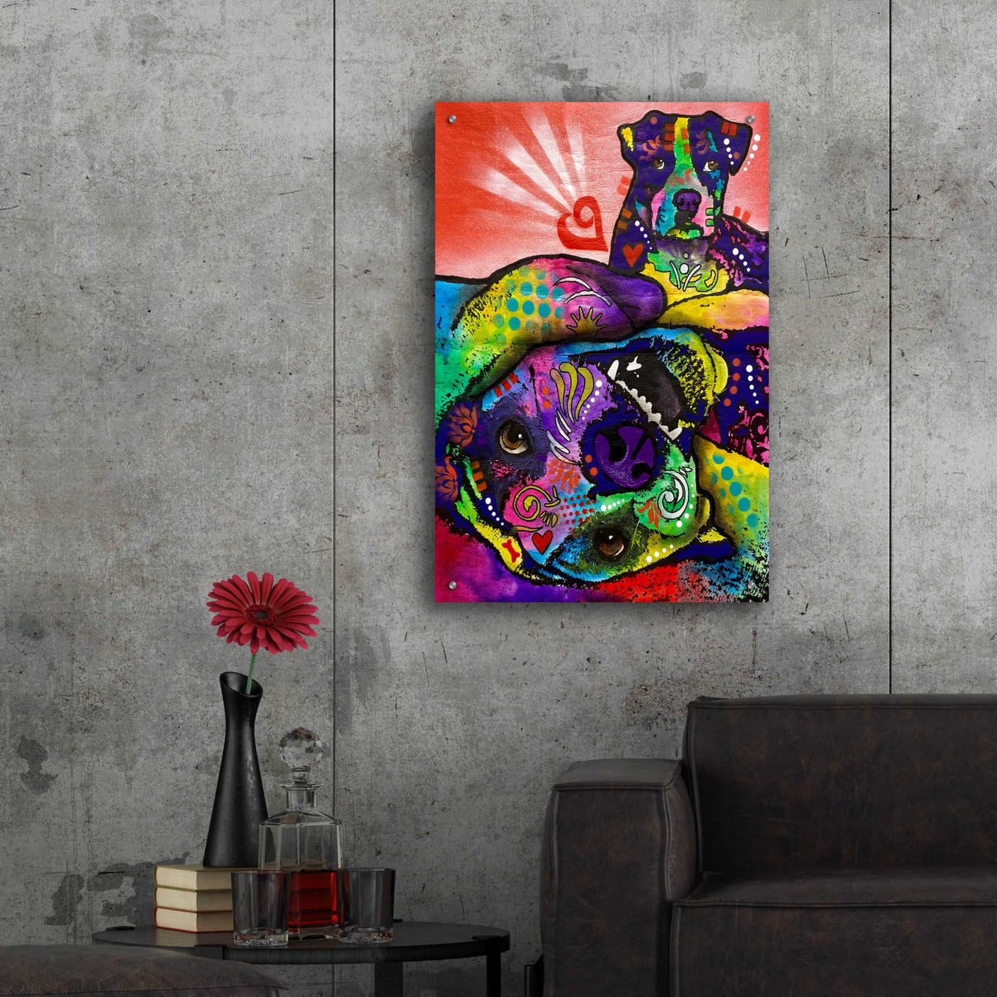 Epic Art 'Do A Barrel Roll' by Dean Russo, Acrylic Glass Wall Art,24x36