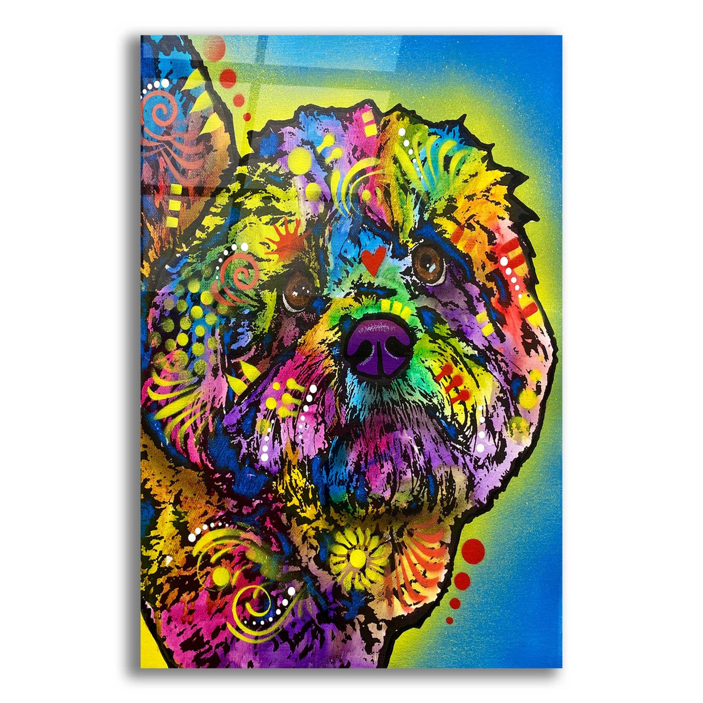 Epic Art 'Just A Little Piece Pleaaaase' by Dean Russo, Acrylic Glass Wall Art,12x16