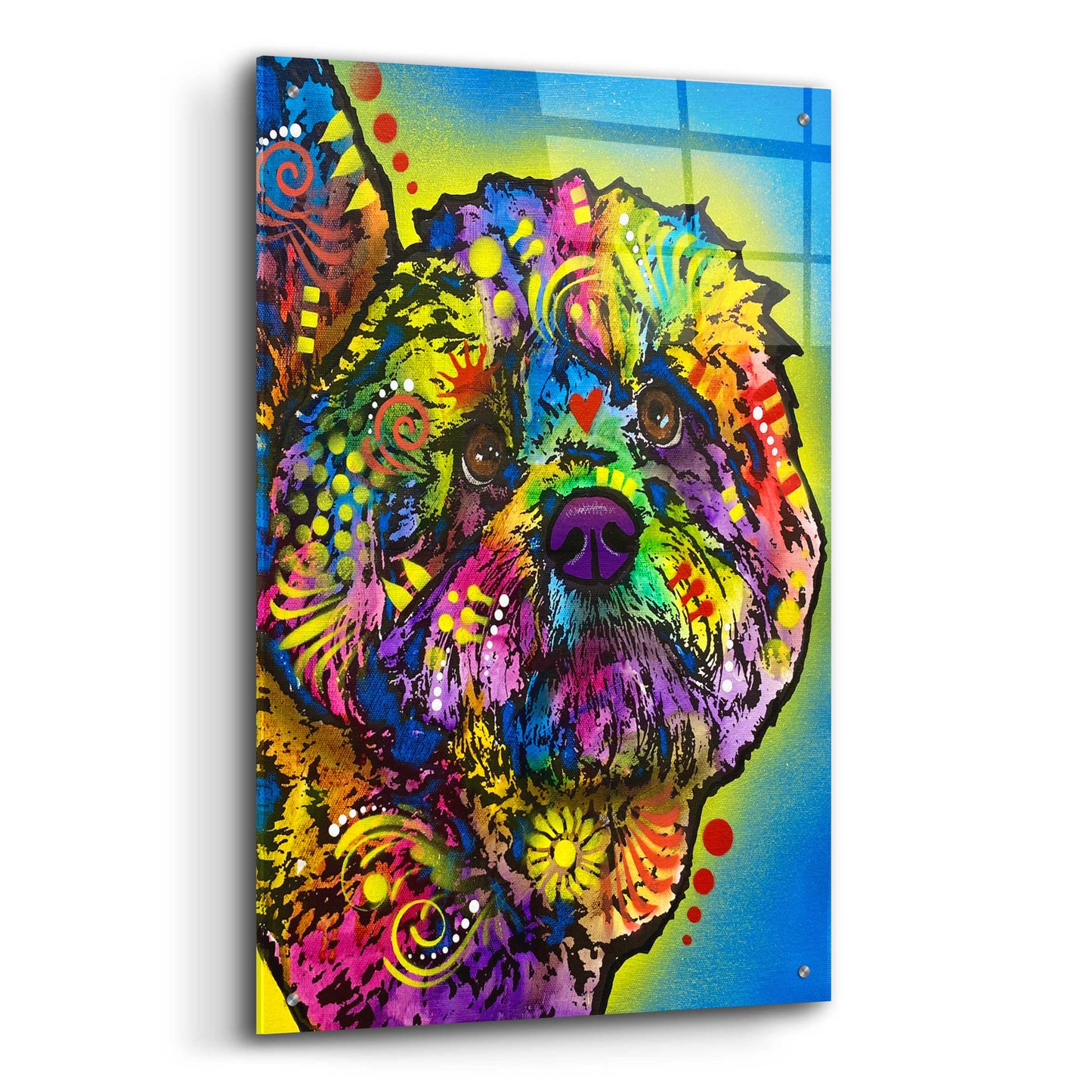 Epic Art 'Just A Little Piece Pleaaaase' by Dean Russo, Acrylic Glass Wall Art,24x36