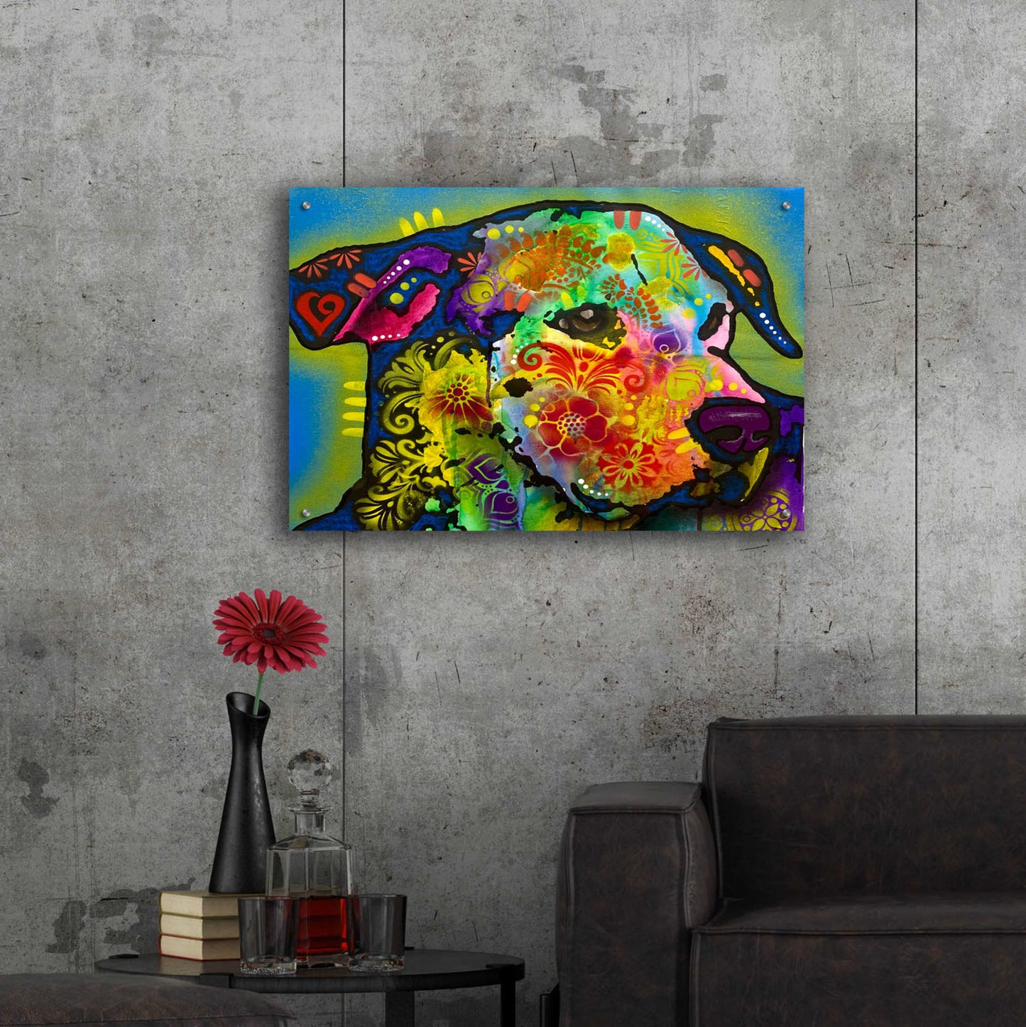 Epic Art 'Whazzat 2' by Dean Russo, Acrylic Glass Wall Art,36x24