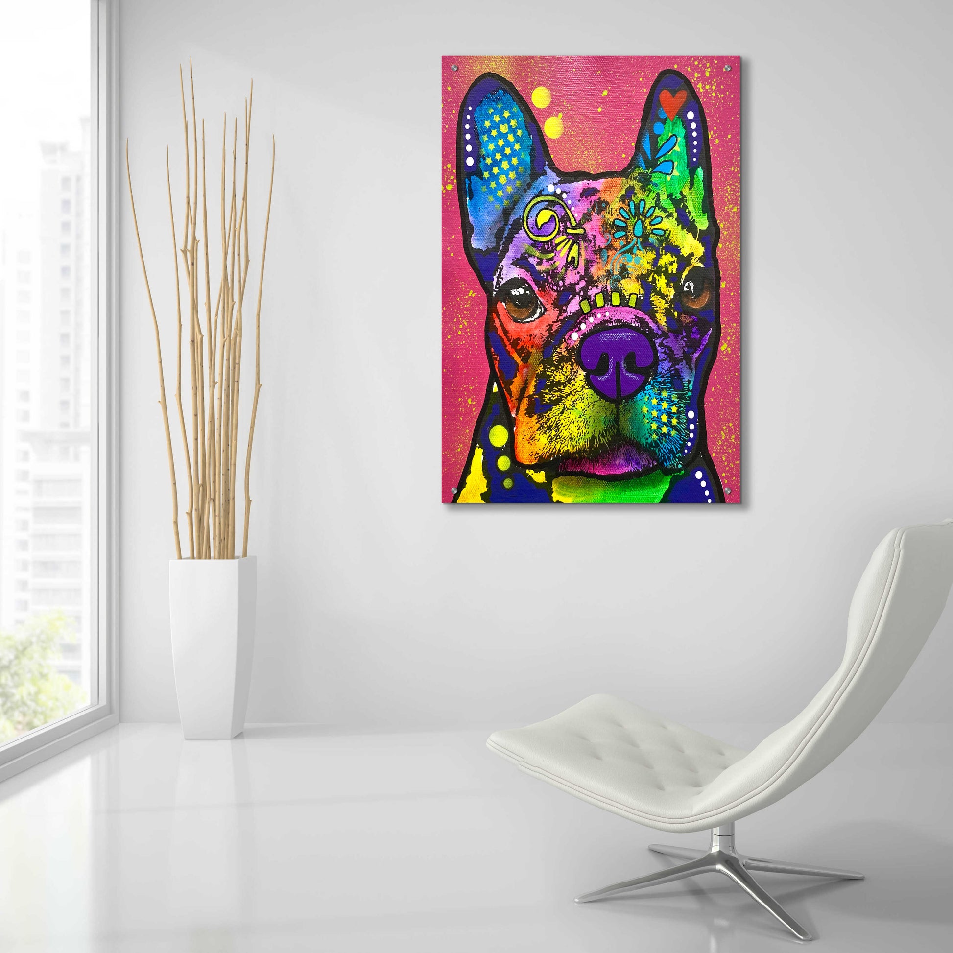 Epic Art 'Listen To My Eyes' by Dean Russo, Acrylic Glass Wall Art,24x36