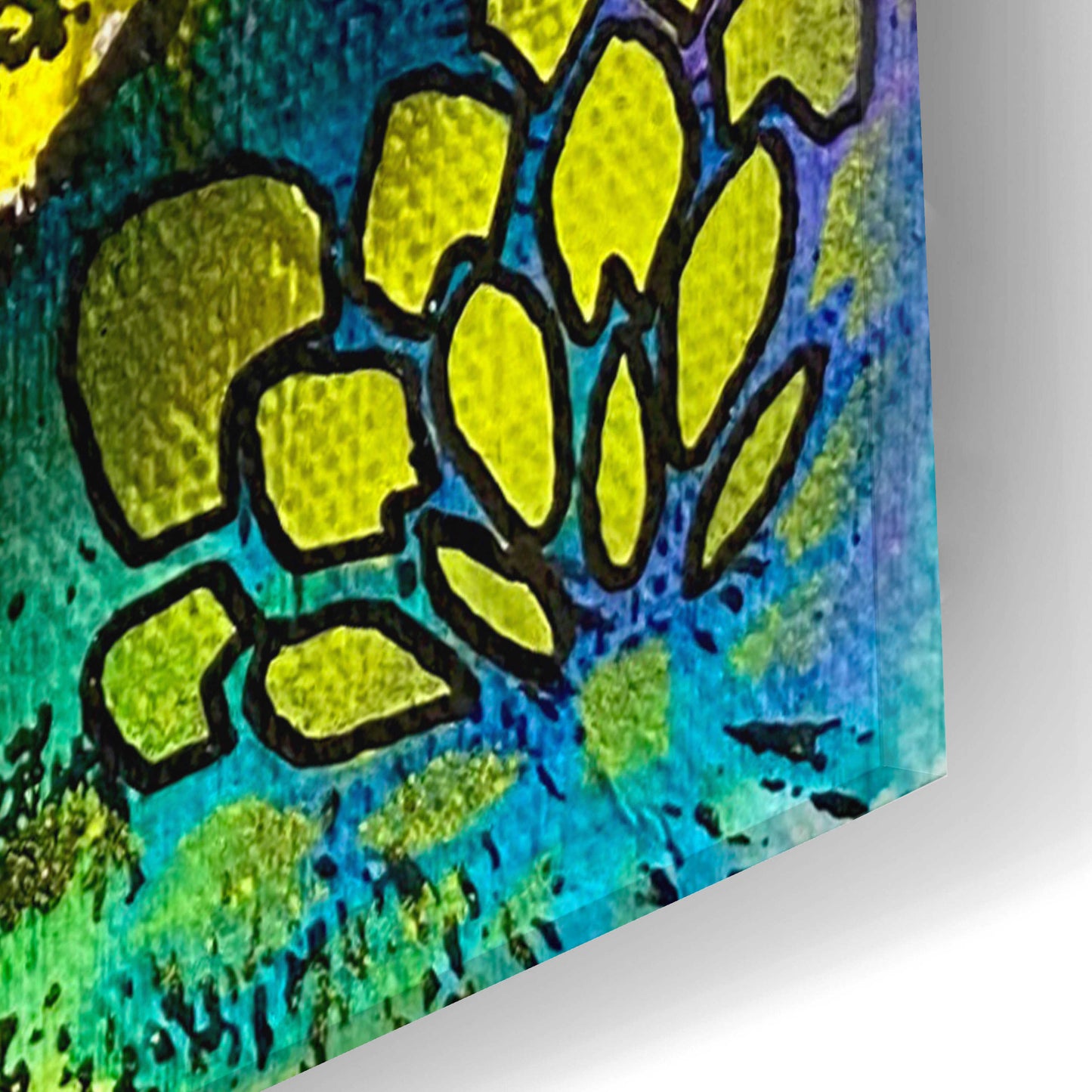 Epic Art 'Sideeye Love' by Dean Russo, Acrylic Glass Wall Art,16x24