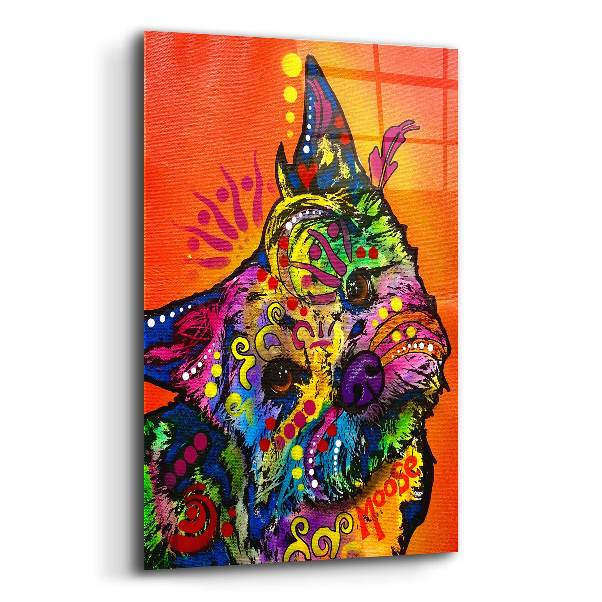 Epic Art 'Moose Ain't No Snitch' by Dean Russo, Acrylic Glass Wall Art,12x16