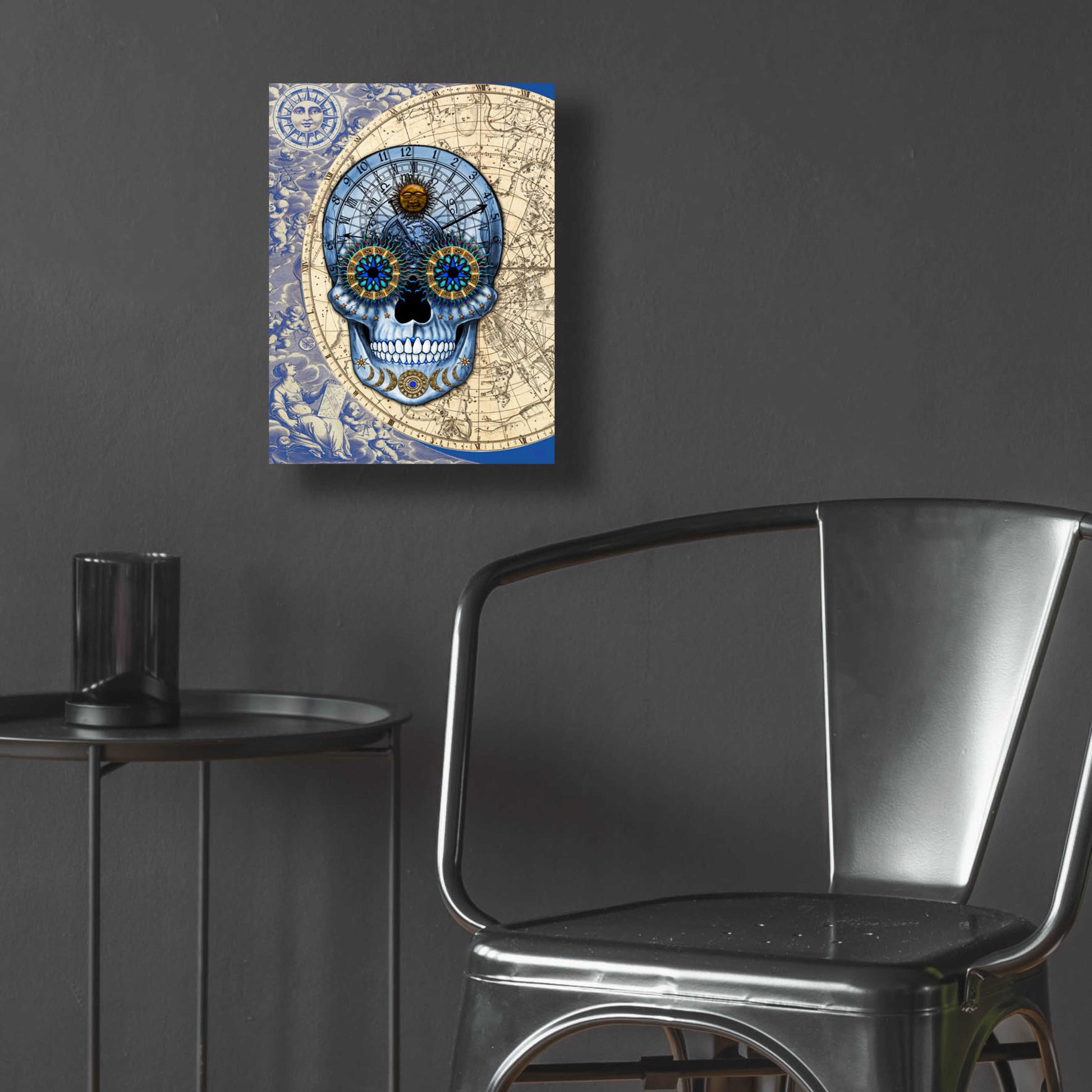 Epic Art 'Astrologiskull' by Fusion Idol Arts, Acrylic Glass Wall Art,12x16