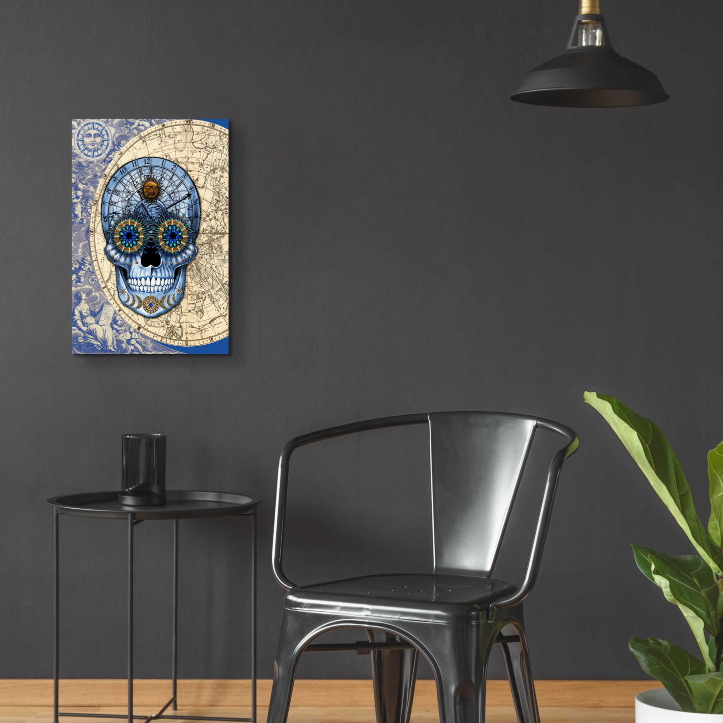 Epic Art 'Astrologiskull' by Fusion Idol Arts, Acrylic Glass Wall Art,16x24