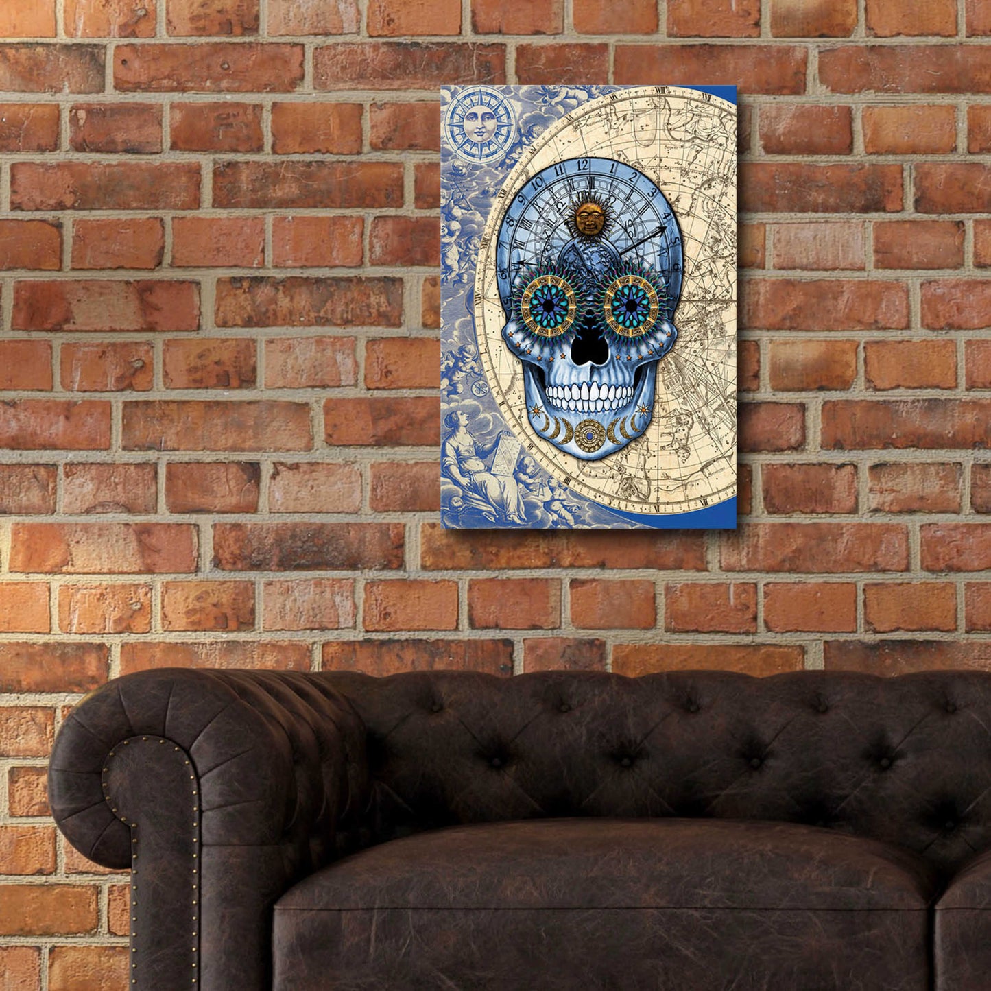 Epic Art 'Astrologiskull' by Fusion Idol Arts, Acrylic Glass Wall Art,16x24