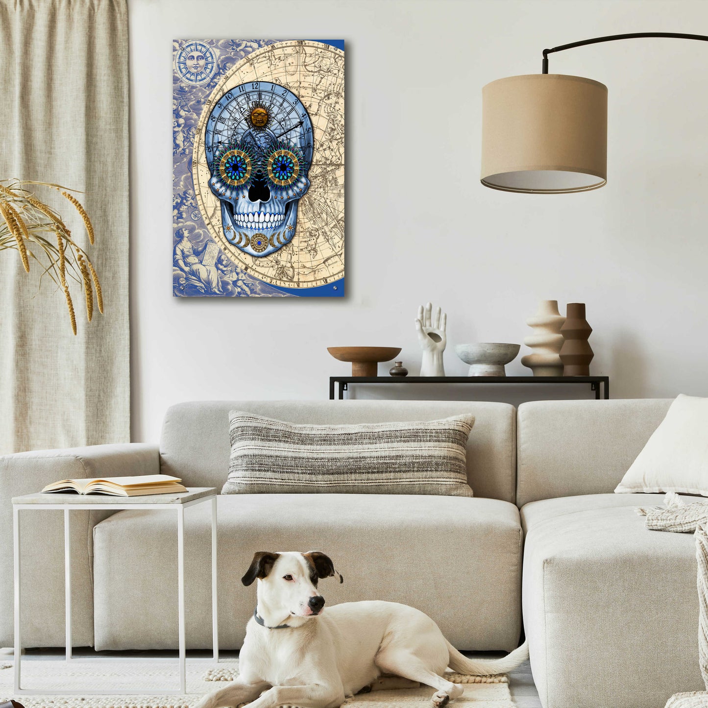 Epic Art 'Astrologiskull' by Fusion Idol Arts, Acrylic Glass Wall Art,24x36