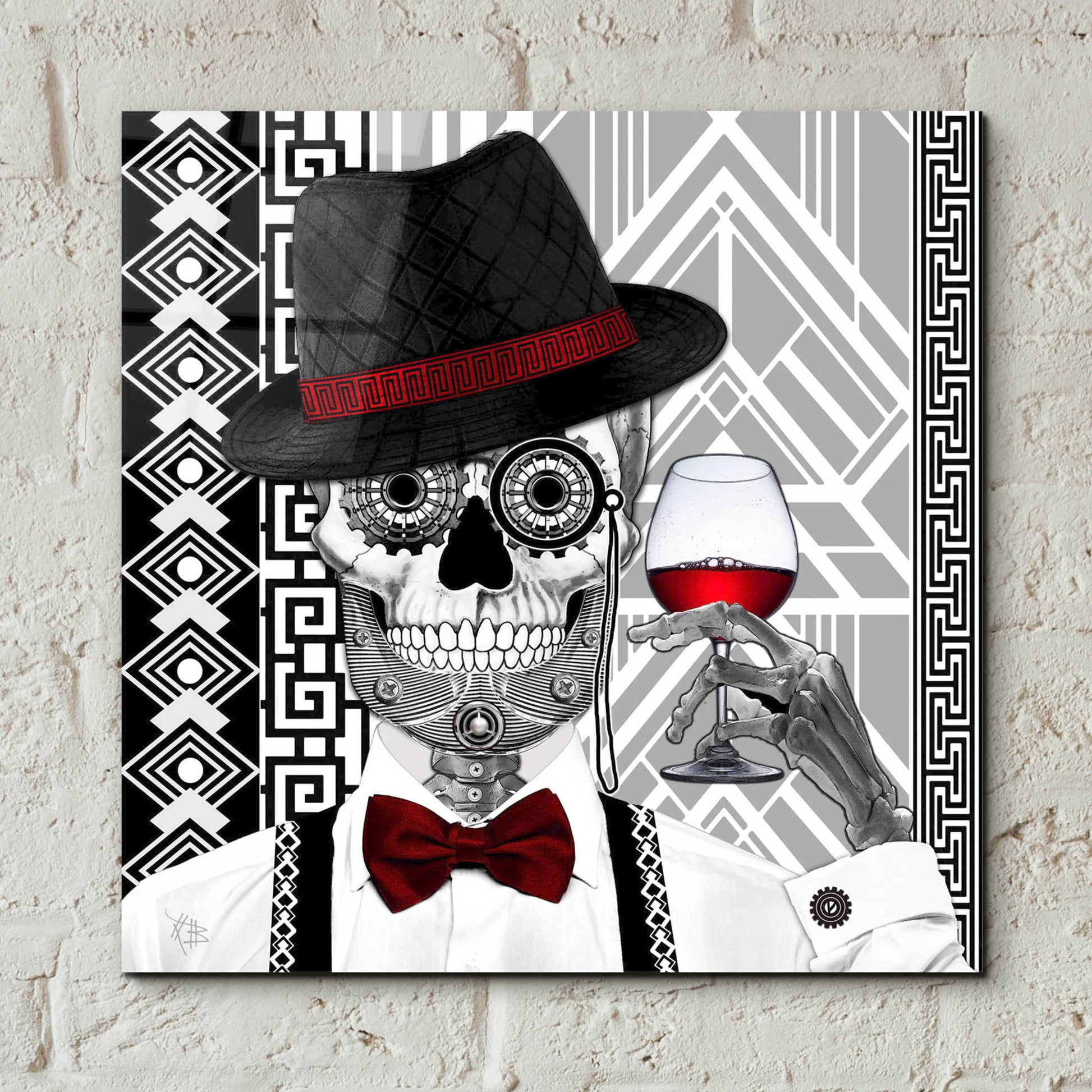 Epic Art 'Mr JD Vanderbone' by Fusion Idol Arts, Acrylic Glass Wall Art,12x12