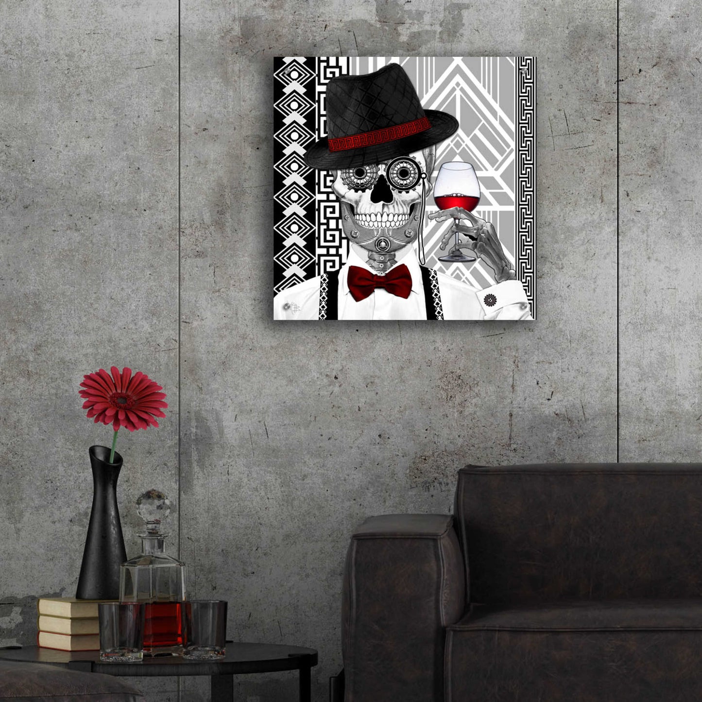 Epic Art 'Mr JD Vanderbone' by Fusion Idol Arts, Acrylic Glass Wall Art,24x24