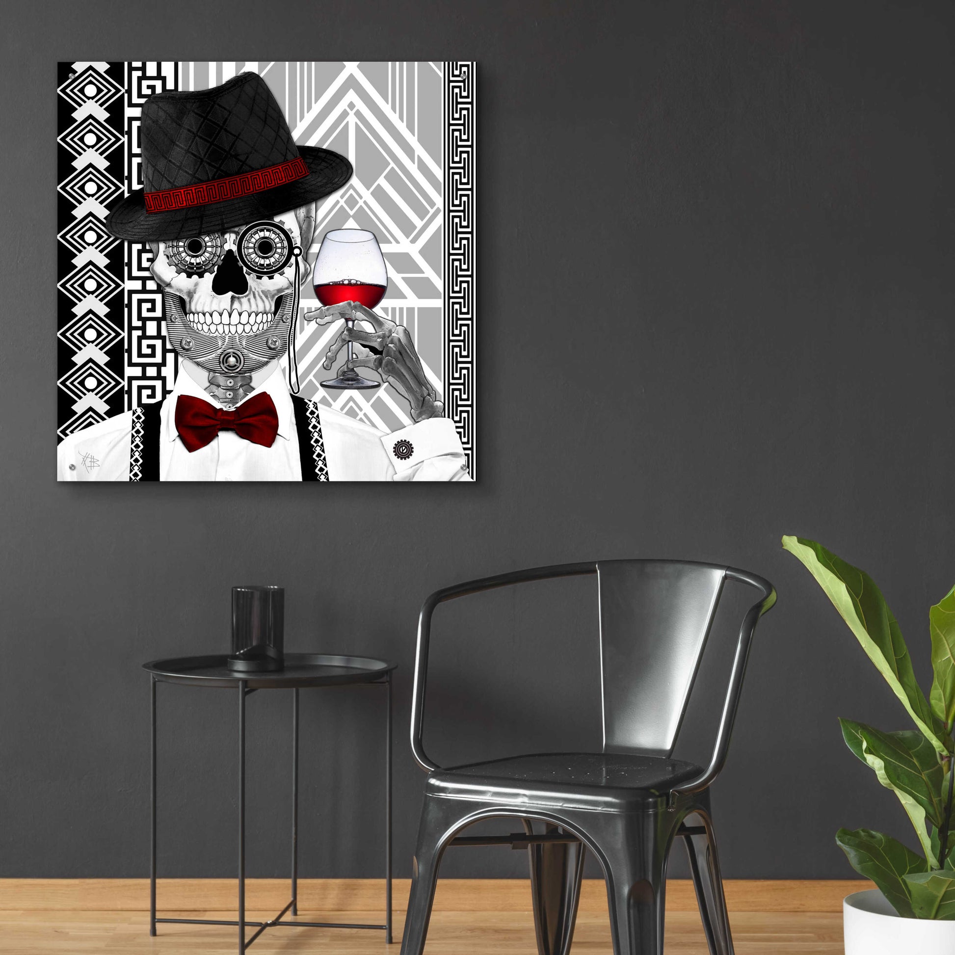 Epic Art 'Mr JD Vanderbone' by Fusion Idol Arts, Acrylic Glass Wall Art,36x36