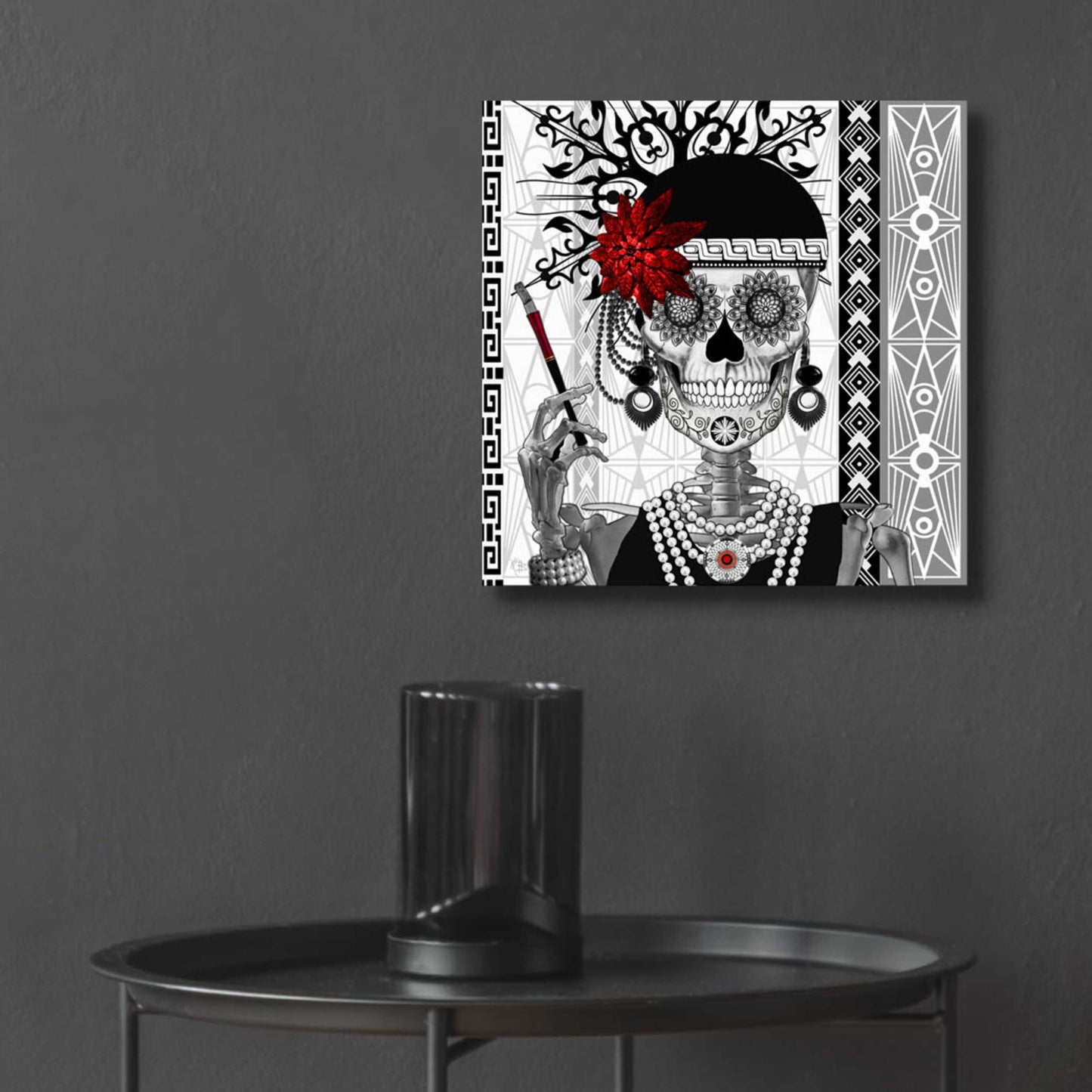 Epic Art 'Mrs Gloria Vanderbone' by Fusion Idol Arts, Acrylic Glass Wall Art,12x12