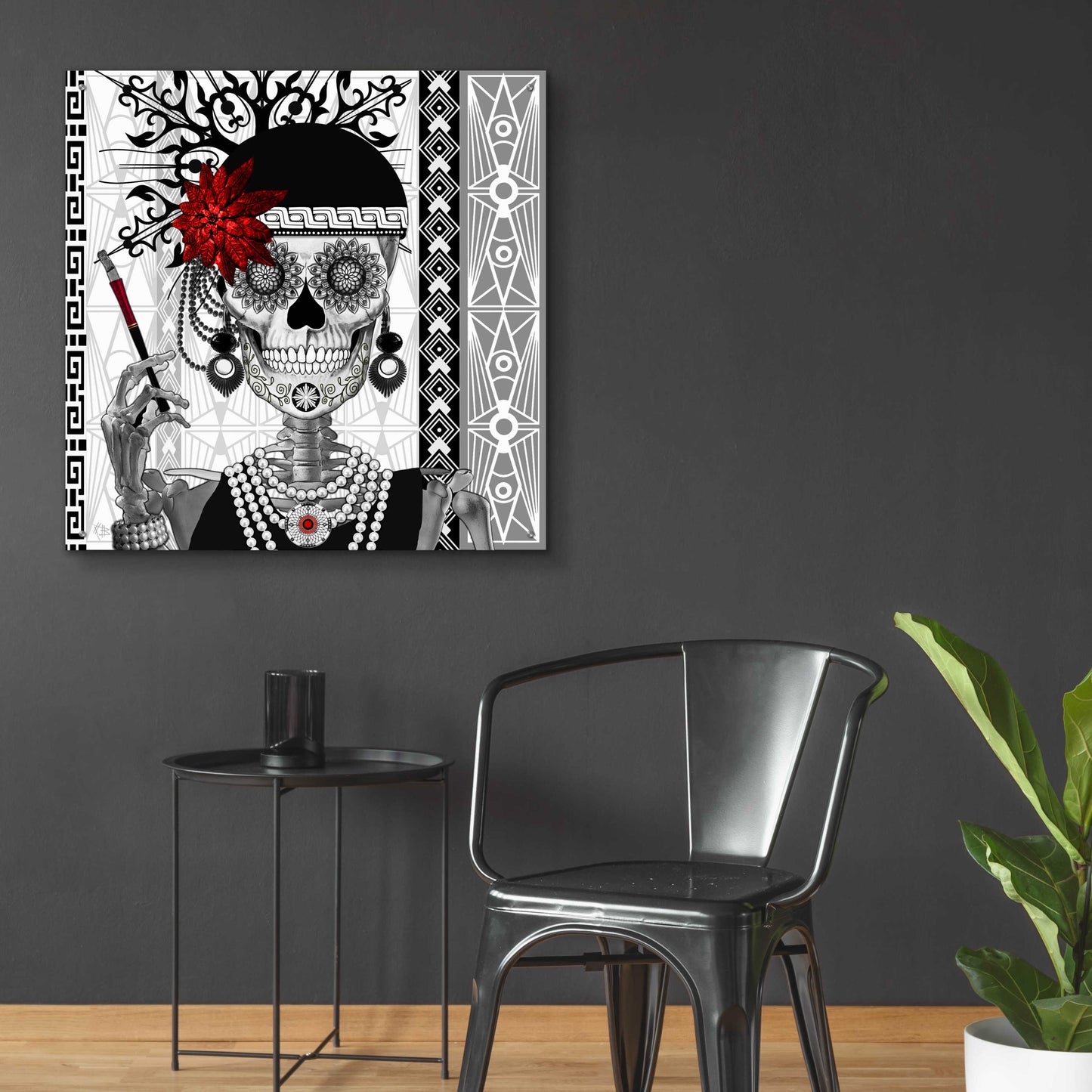 Epic Art 'Mrs Gloria Vanderbone' by Fusion Idol Arts, Acrylic Glass Wall Art,36x36