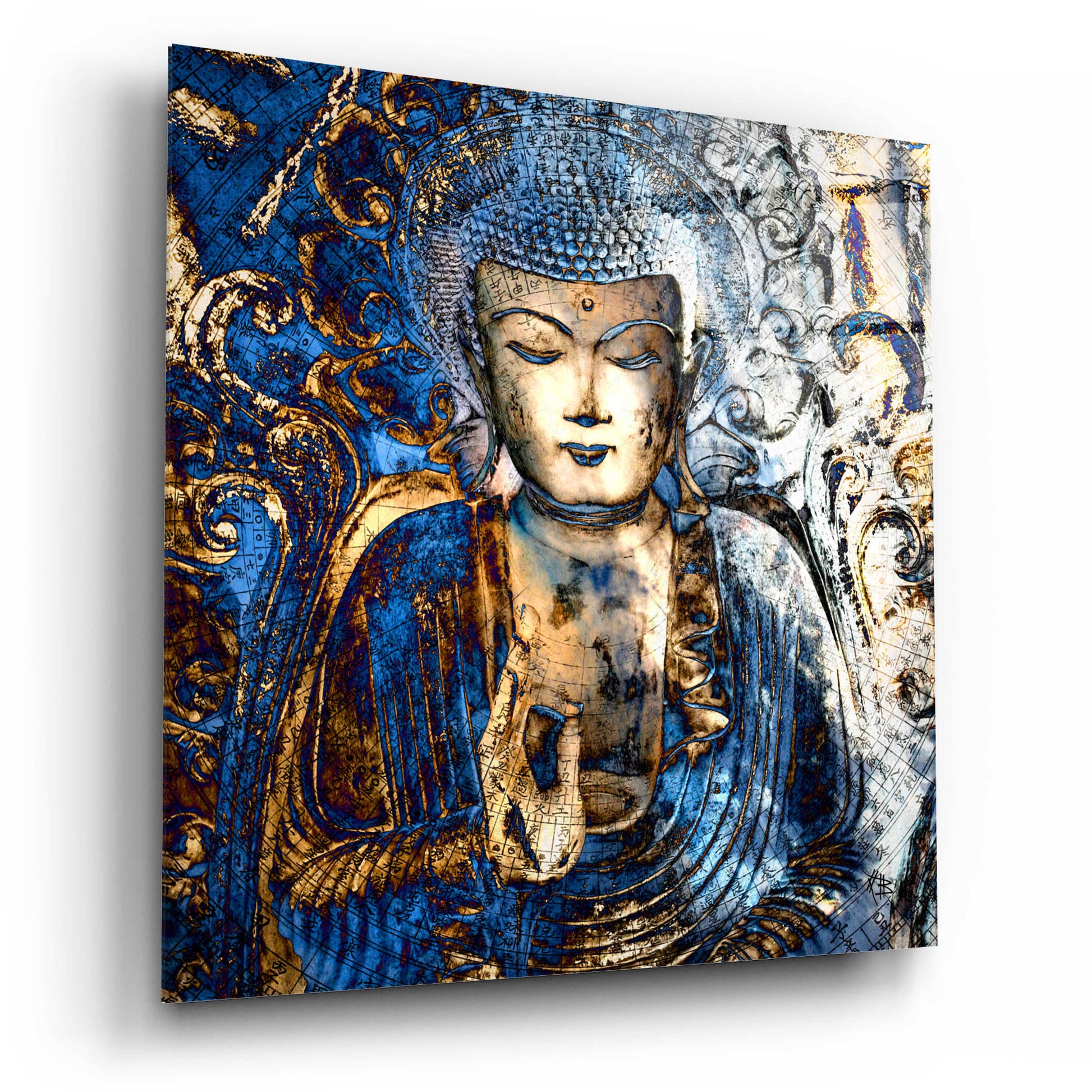 Epic Art 'Inner Guidance' by Fusion Idol Arts, Acrylic Glass Wall Art,12x12