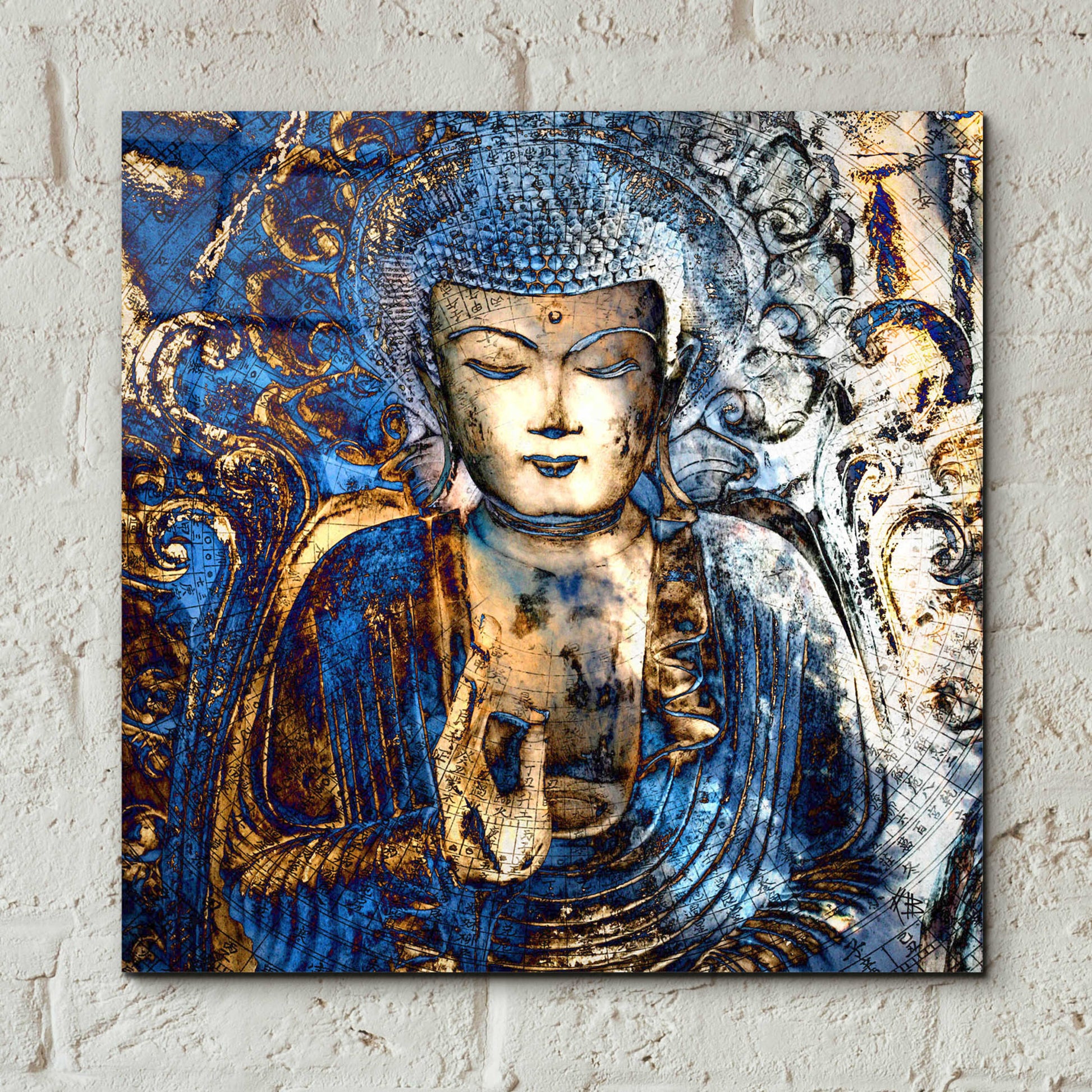 Epic Art 'Inner Guidance' by Fusion Idol Arts, Acrylic Glass Wall Art,12x12