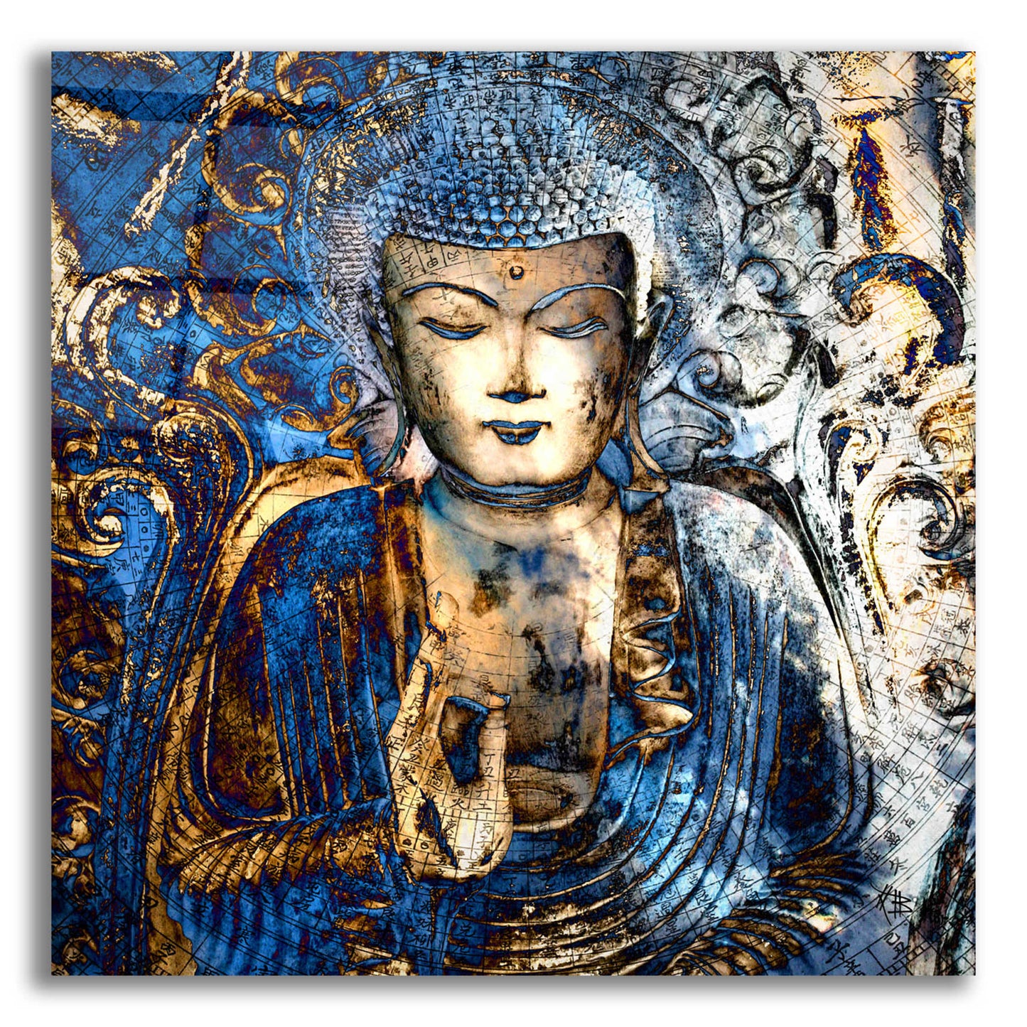 Epic Art 'Inner Guidance' by Fusion Idol Arts, Acrylic Glass Wall Art,12x12