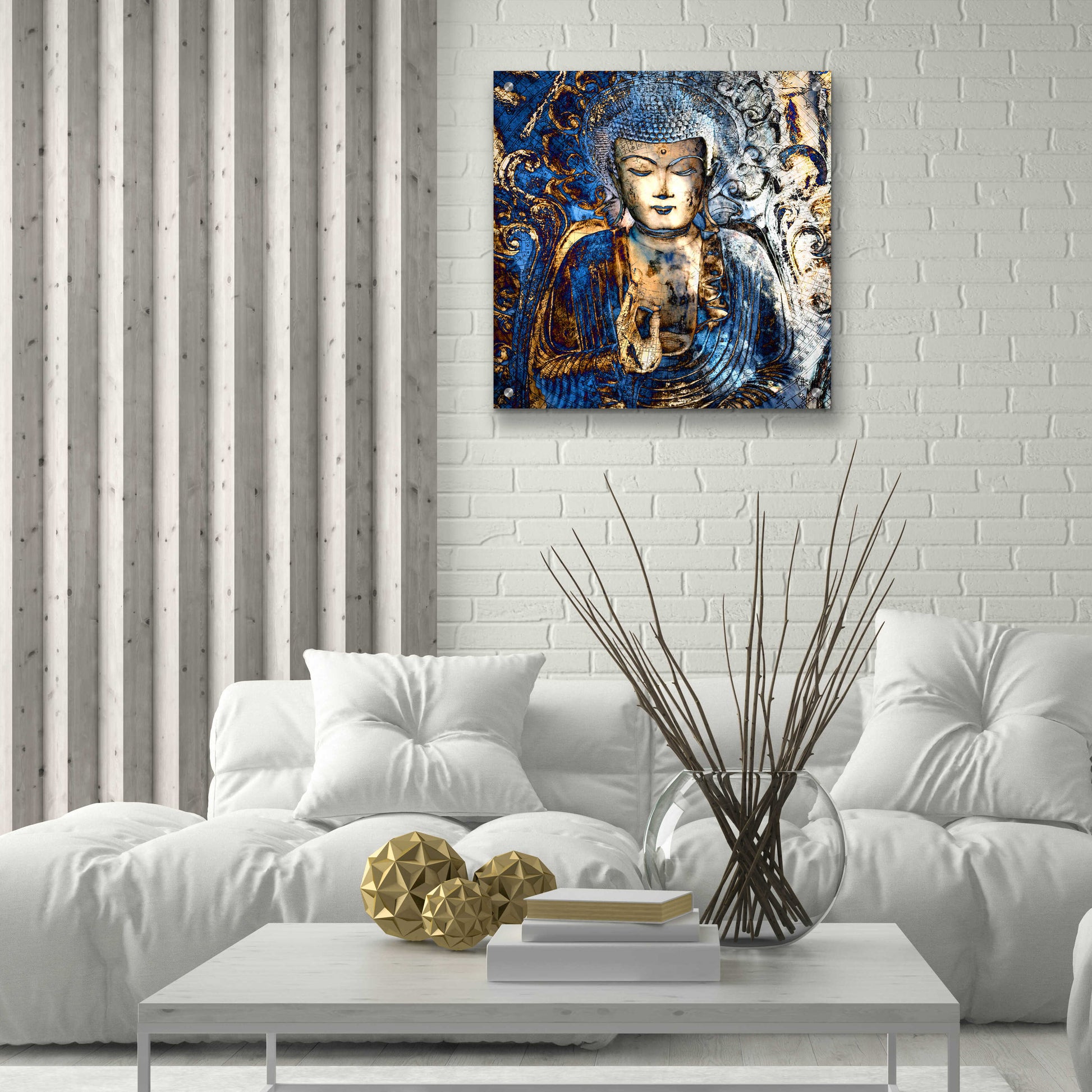 Epic Art 'Inner Guidance' by Fusion Idol Arts, Acrylic Glass Wall Art,24x24