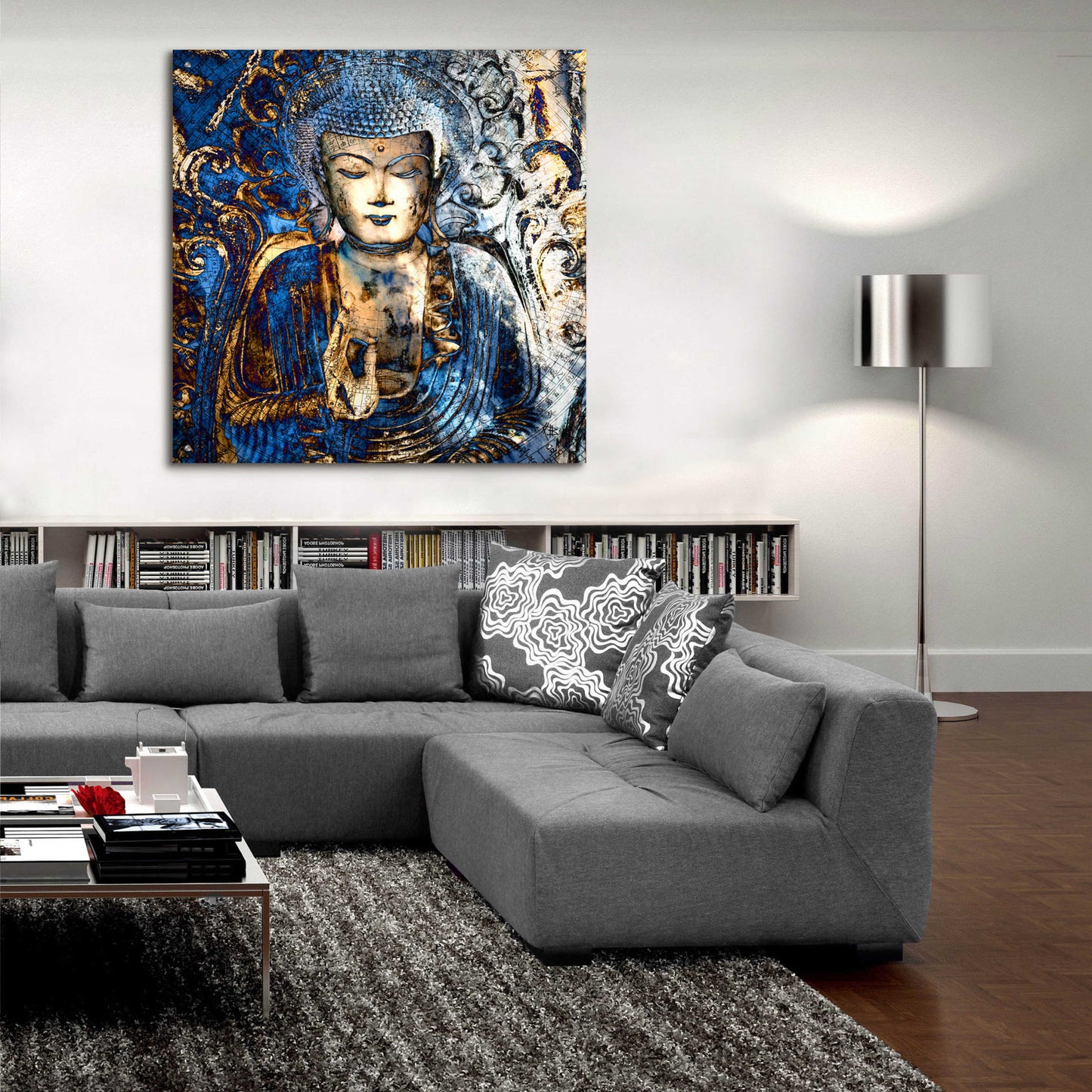 Epic Art 'Inner Guidance' by Fusion Idol Arts, Acrylic Glass Wall Art,36x36