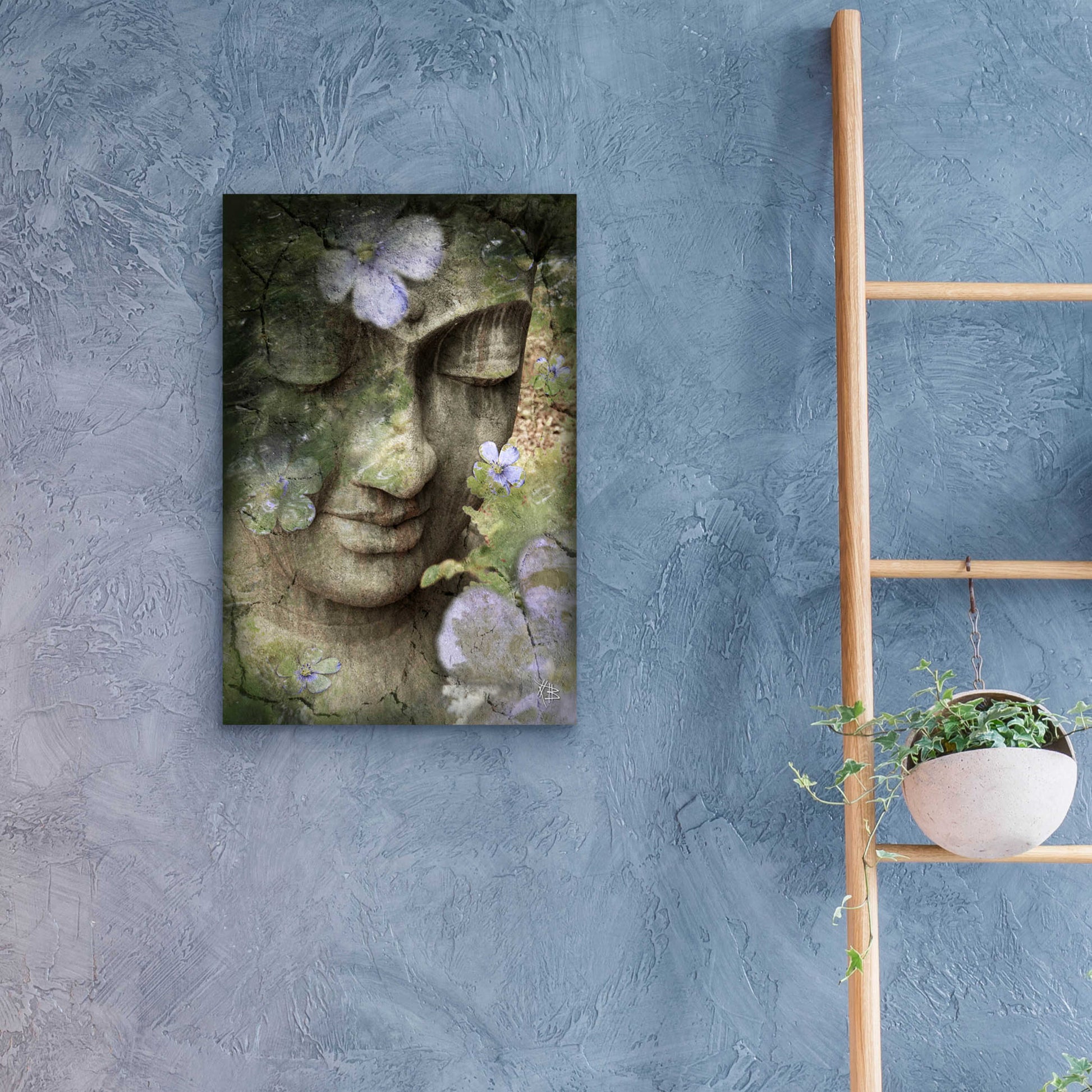 Epic Art 'Inner Tranquility' by Fusion Idol Arts, Acrylic Glass Wall Art,16x24