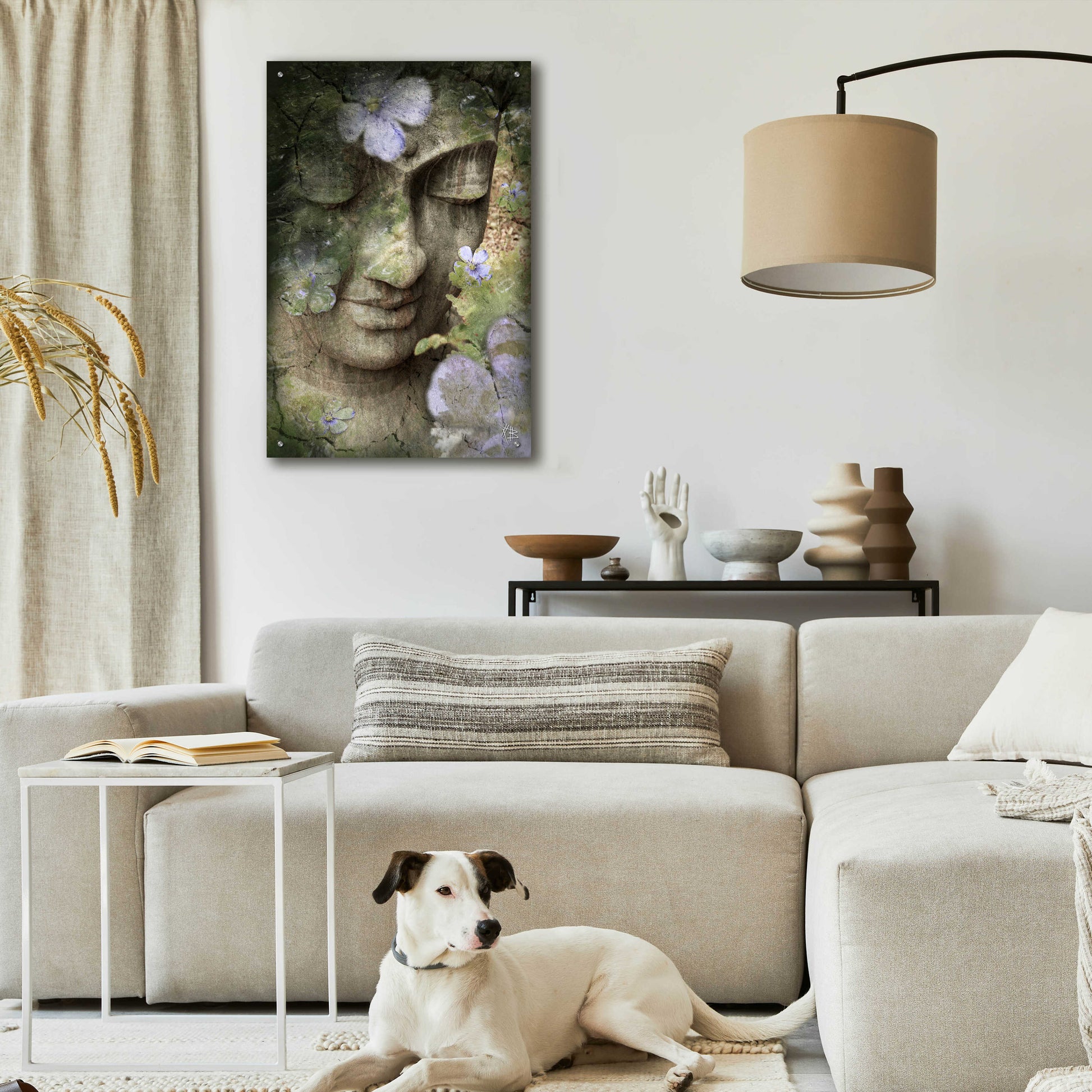 Epic Art 'Inner Tranquility' by Fusion Idol Arts, Acrylic Glass Wall Art,24x36