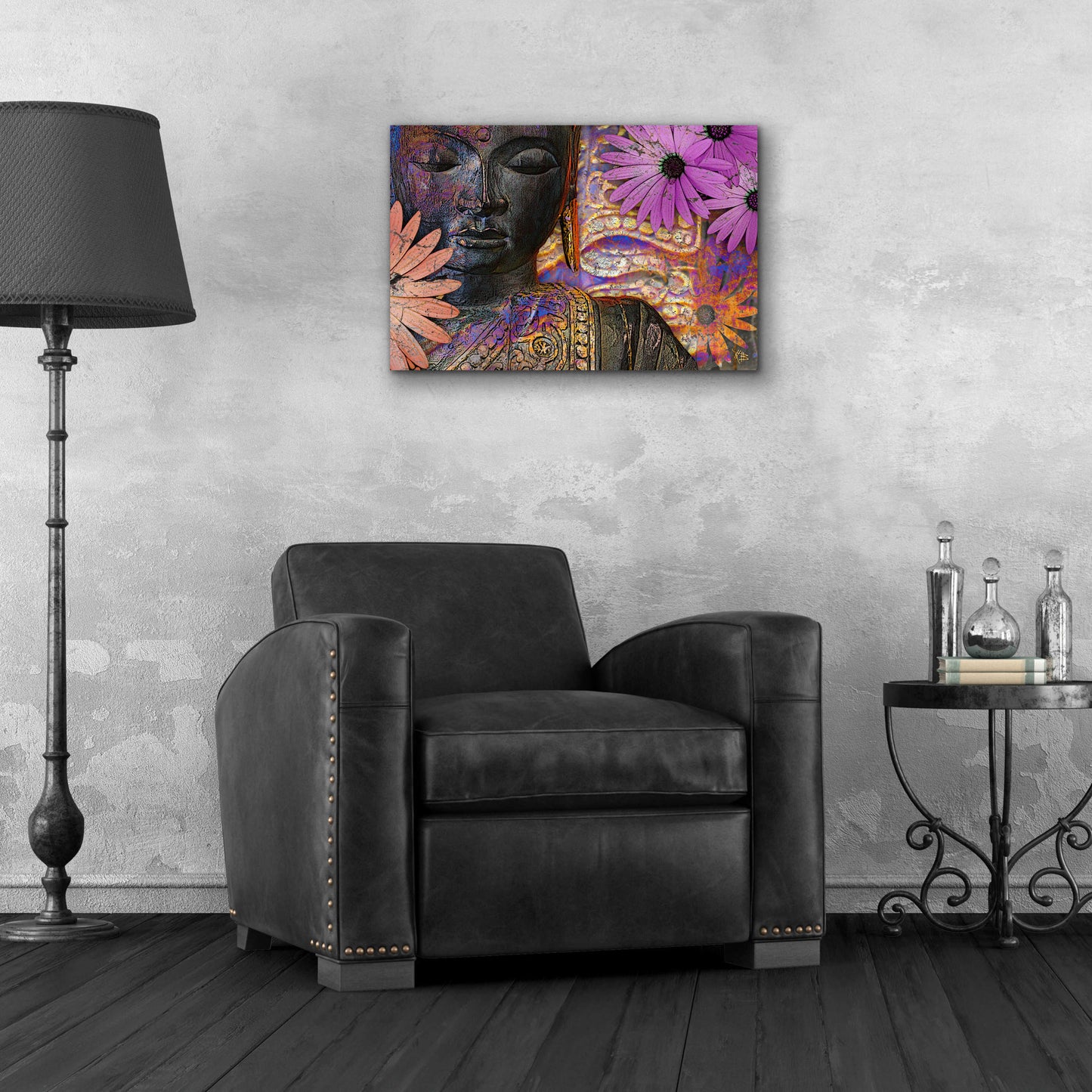 Epic Art 'Jewels of Wisdom' by Fusion Idol Arts, Acrylic Glass Wall Art,24x16