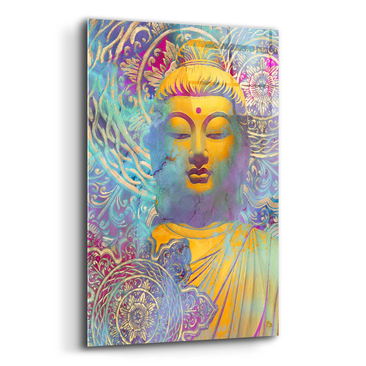 Epic Art 'Light of Truth' by Fusion Idol Arts, Acrylic Glass Wall Art,12x16