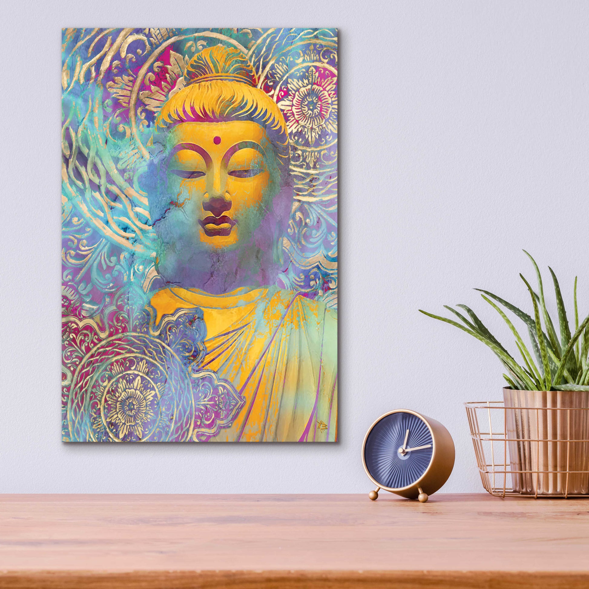 Epic Art 'Light of Truth' by Fusion Idol Arts, Acrylic Glass Wall Art,12x16