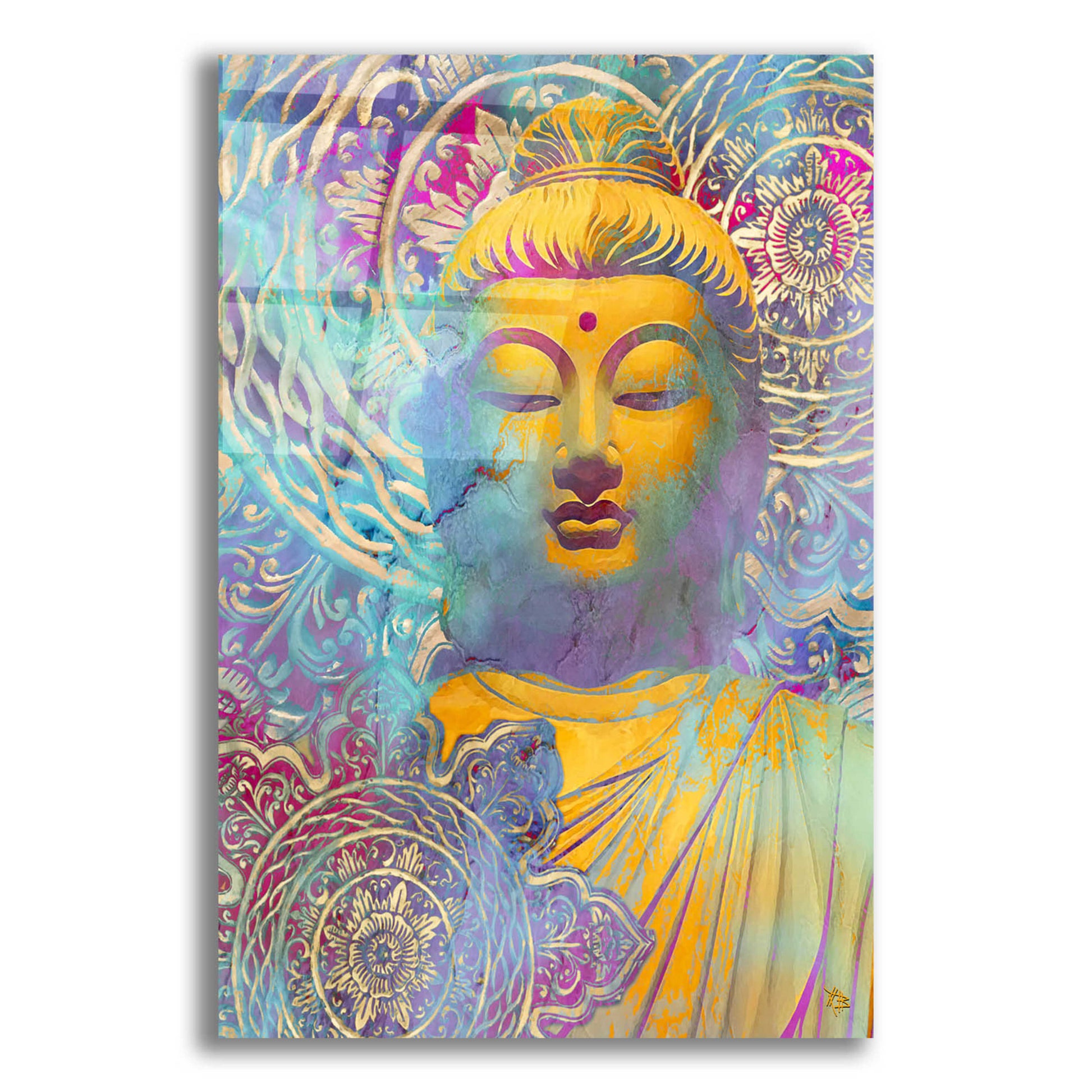 Epic Art 'Light of Truth' by Fusion Idol Arts, Acrylic Glass Wall Art,12x16