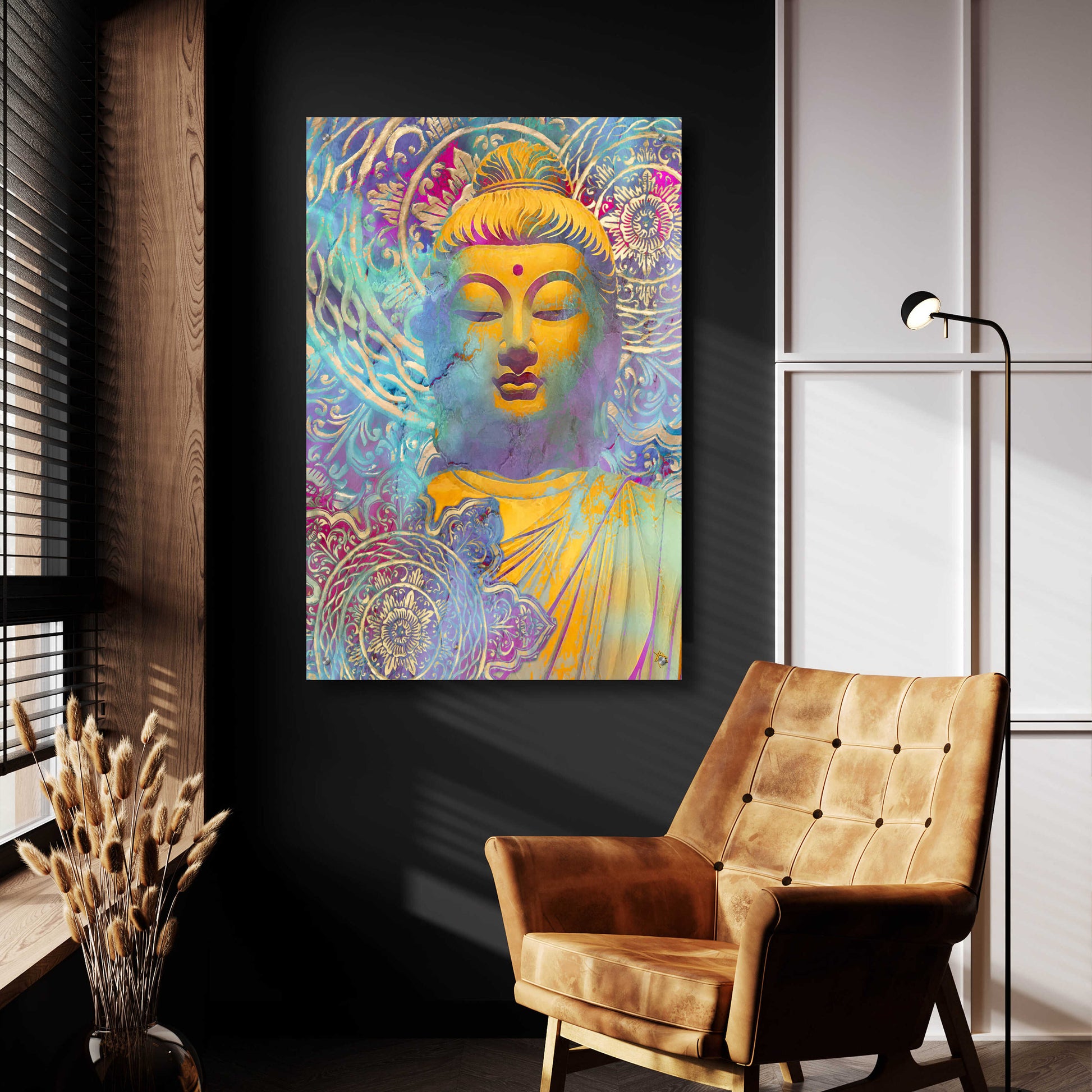 Epic Art 'Light of Truth' by Fusion Idol Arts, Acrylic Glass Wall Art,24x36