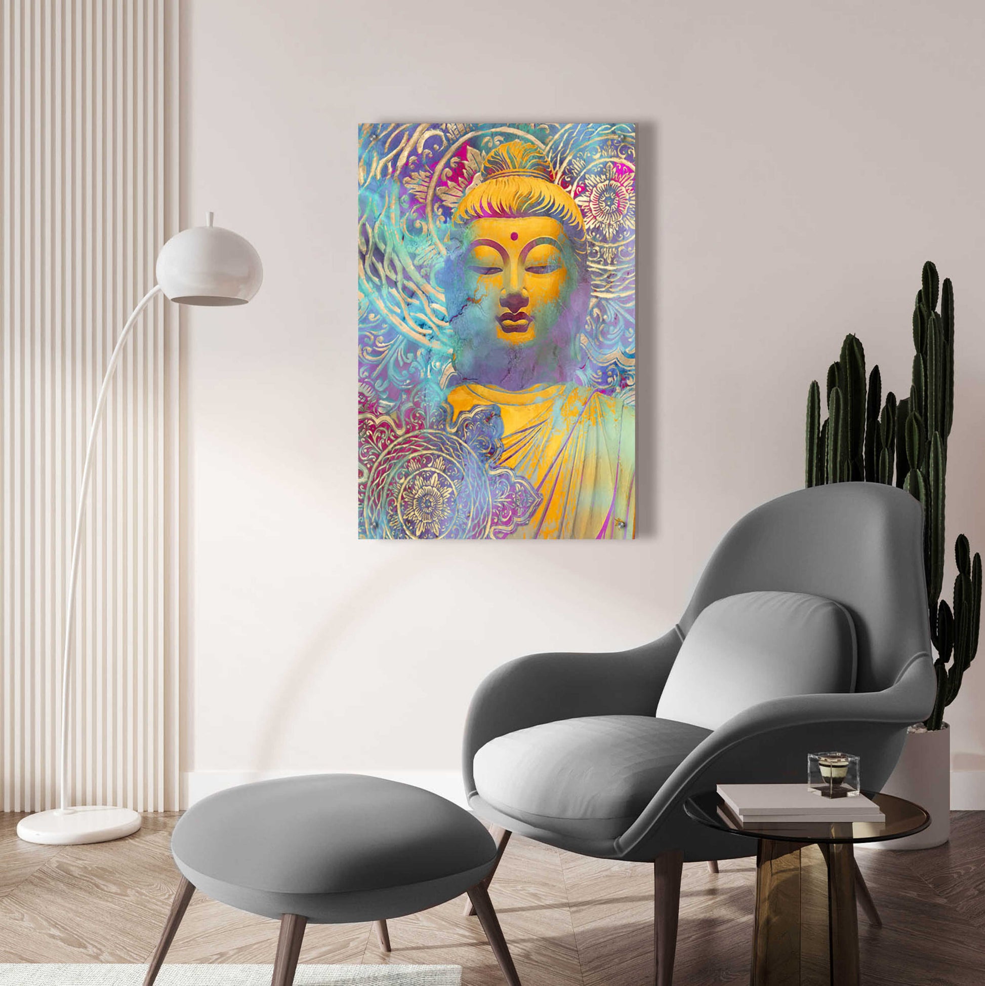 Epic Art 'Light of Truth' by Fusion Idol Arts, Acrylic Glass Wall Art,24x36