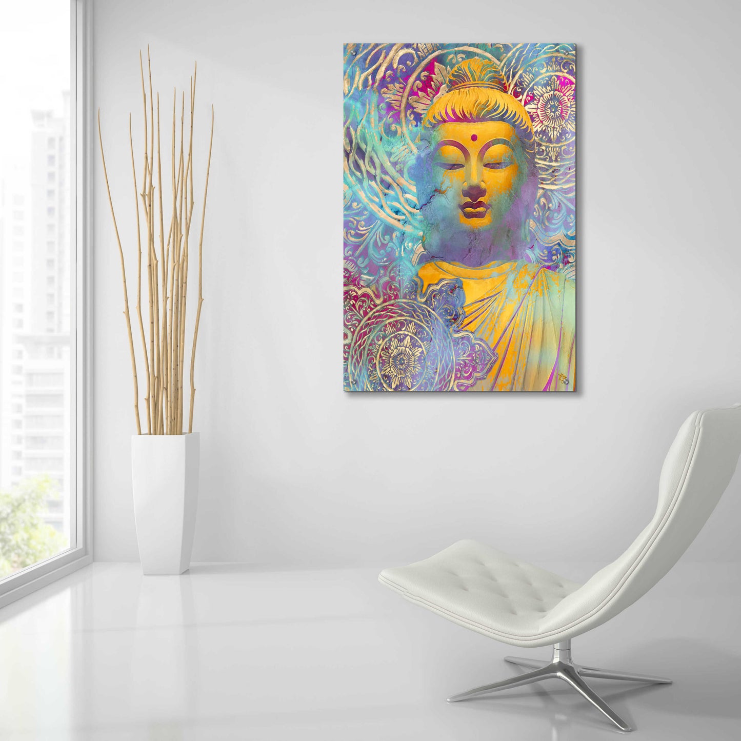 Epic Art 'Light of Truth' by Fusion Idol Arts, Acrylic Glass Wall Art,24x36