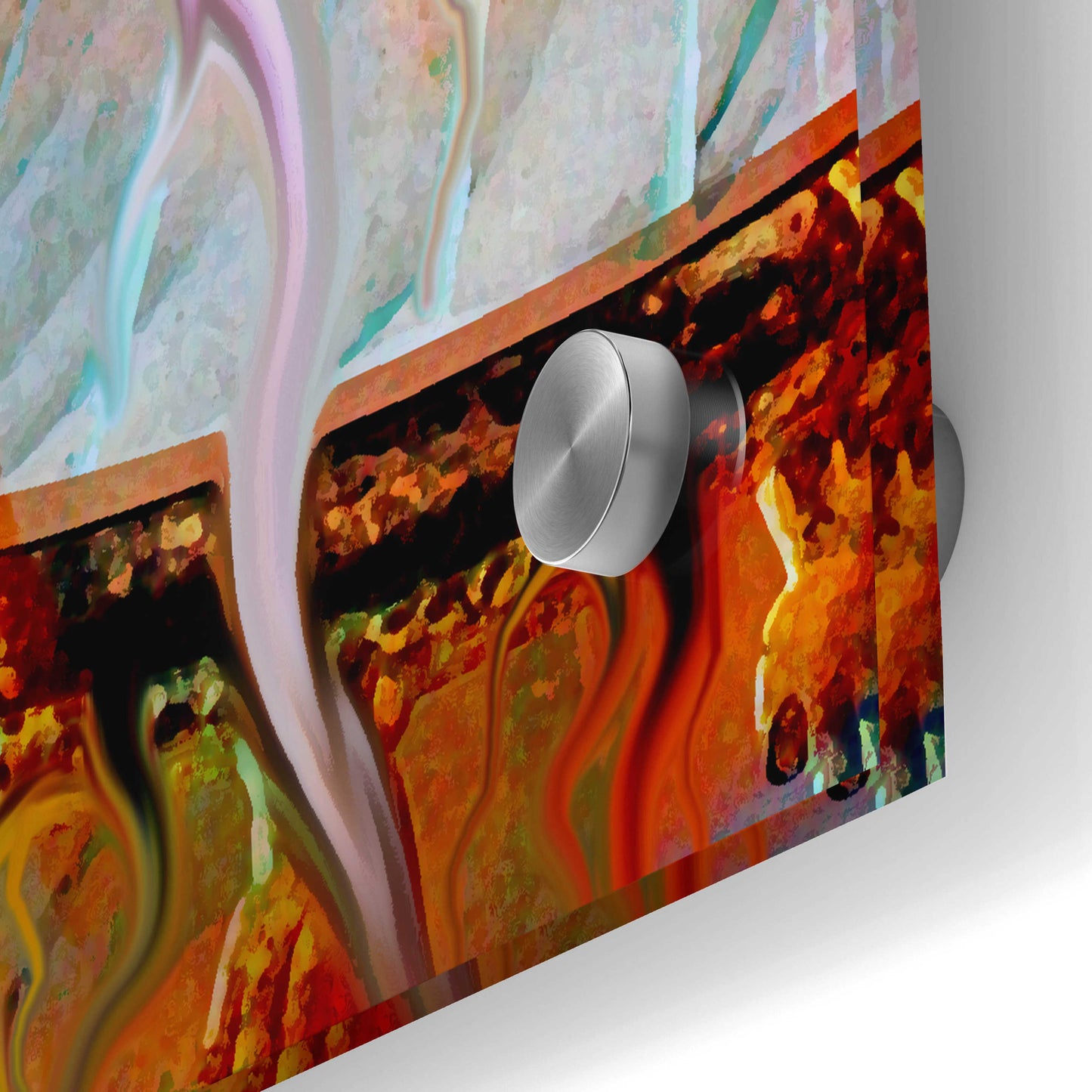 Epic Art 'Living Radiance' by Fusion Idol Arts, Acrylic Glass Wall Art,24x36