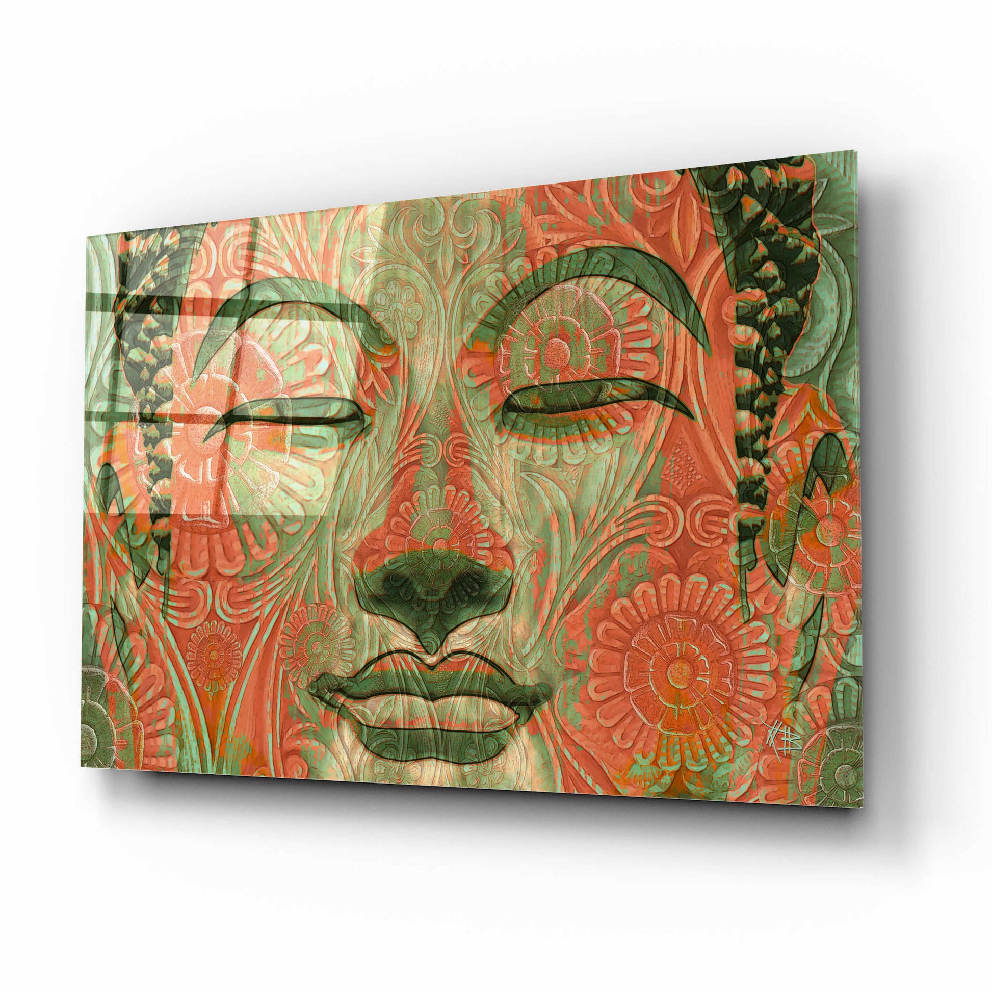 Epic Art 'Manifestation of Mind' by Fusion Idol Arts, Acrylic Glass Wall Art,16x12