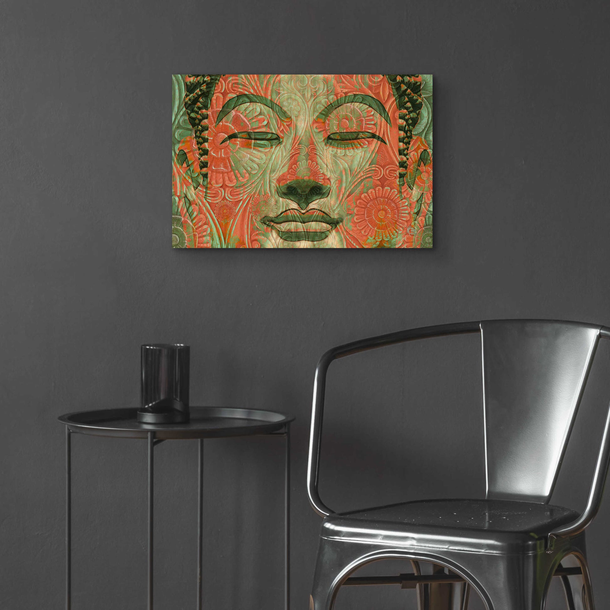 Epic Art 'Manifestation of Mind' by Fusion Idol Arts, Acrylic Glass Wall Art,24x16